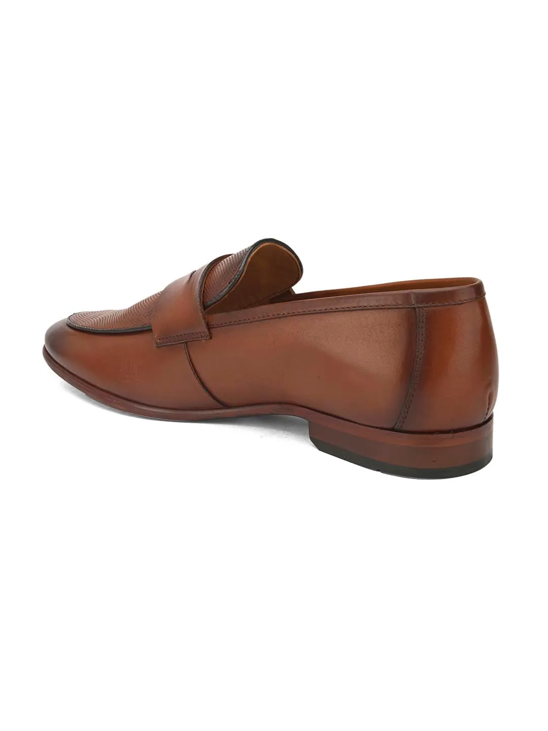 Alberto Torresi Genuine Leather Brown Loafers For Men