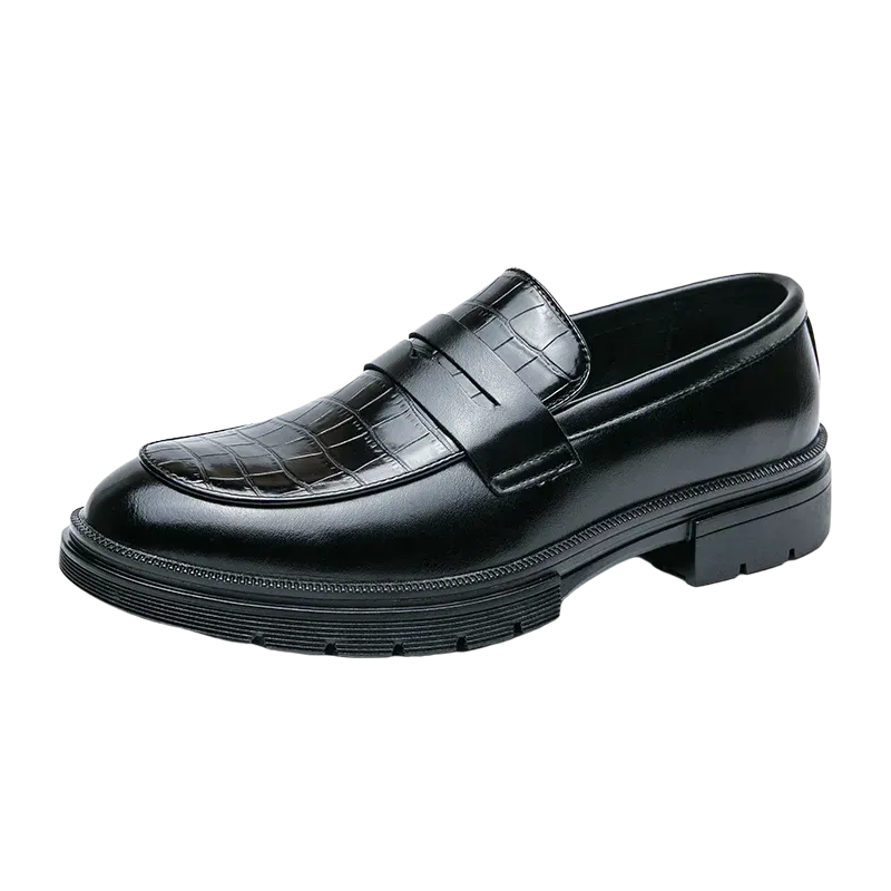 Amozae- Sinwol Croc Patent Sleek Loafers