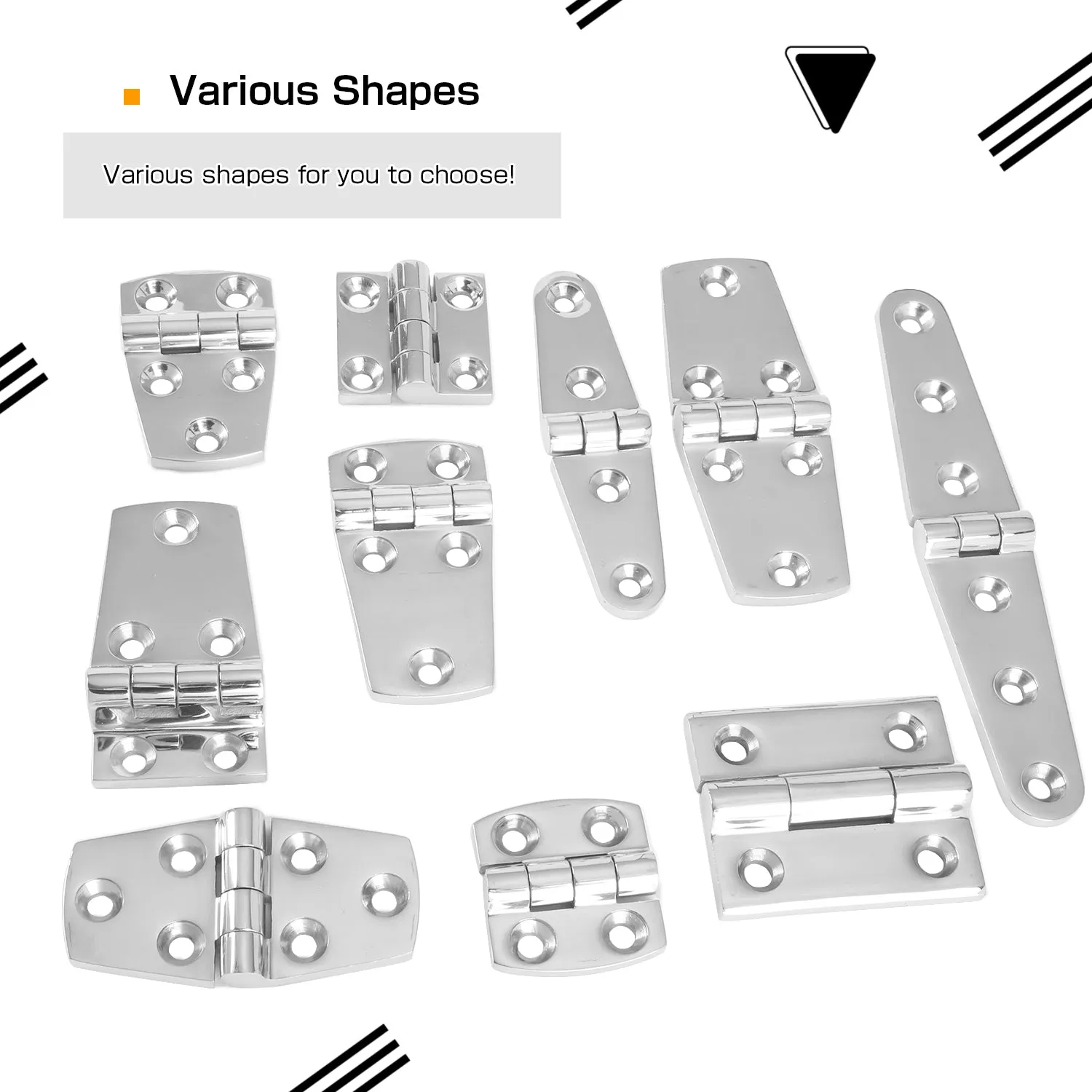 AMYSPORTS Marine Hinge 38*70mm 2Pcs