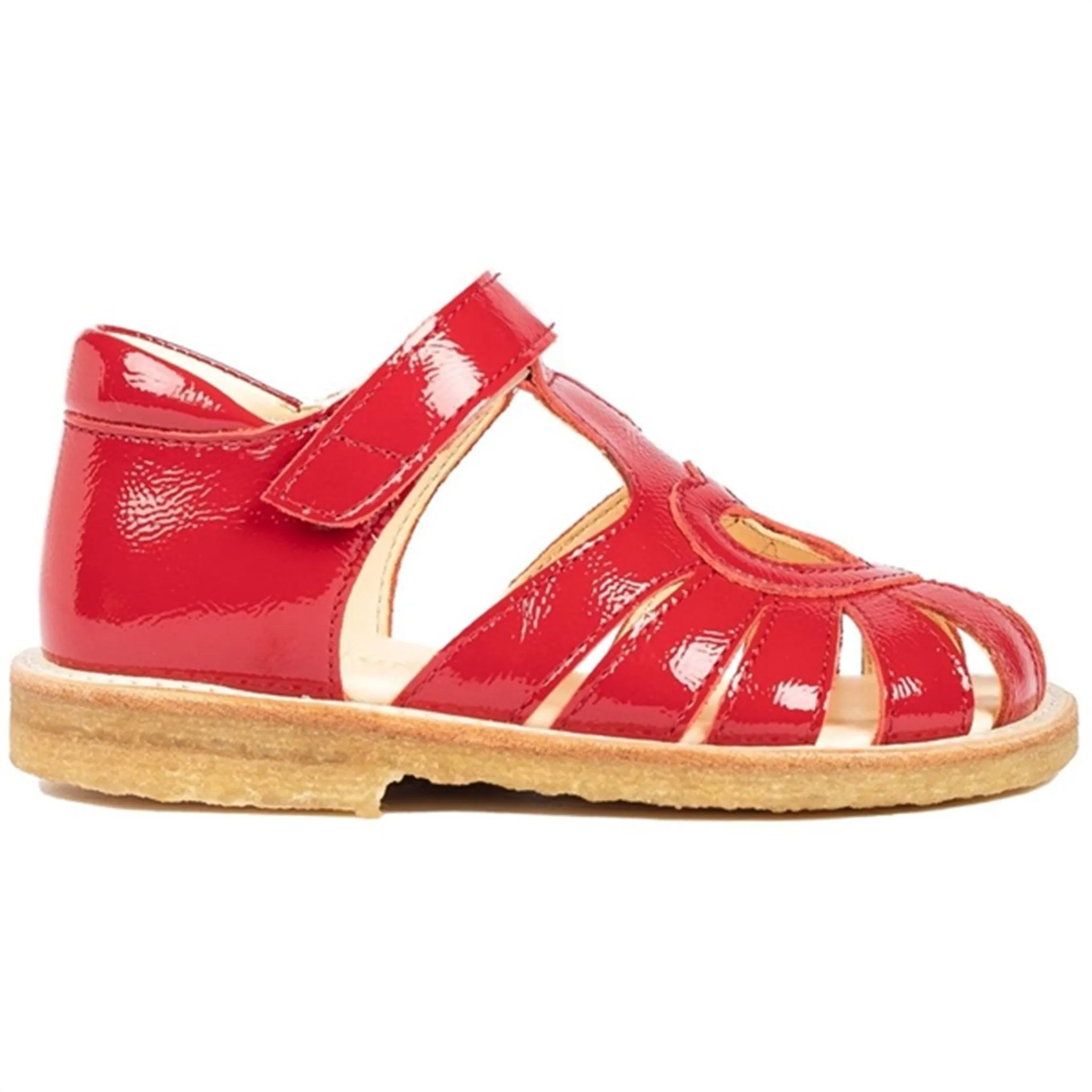 Angulus Hjerte Sandals Dark Red