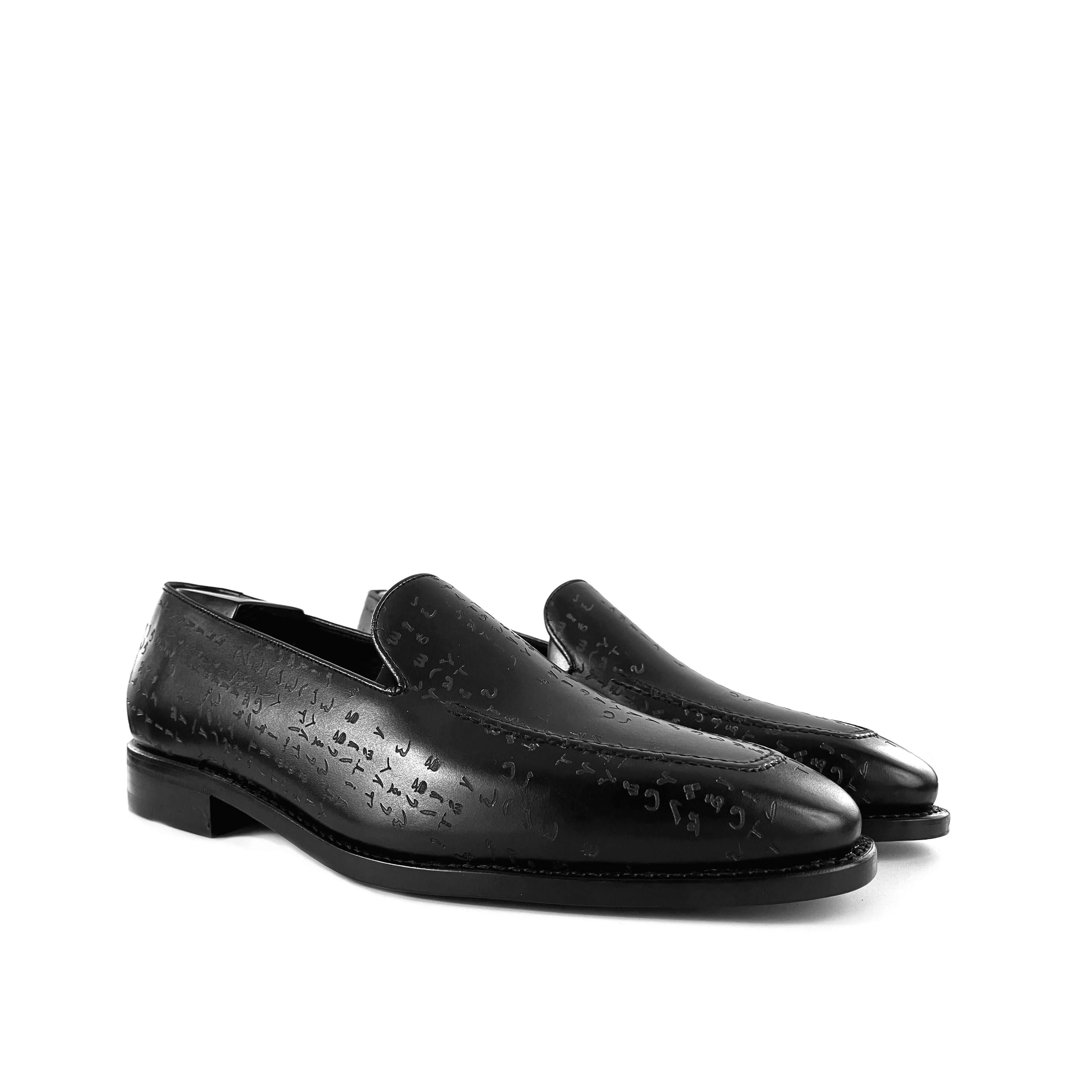 Arabic Matrix Loafers (Black Edition)