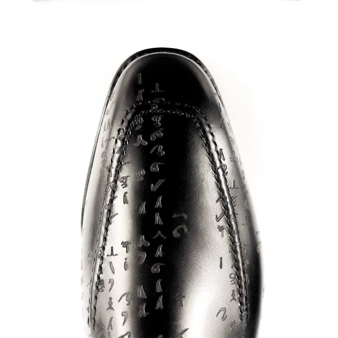 Arabic Matrix Loafers (Black Edition)