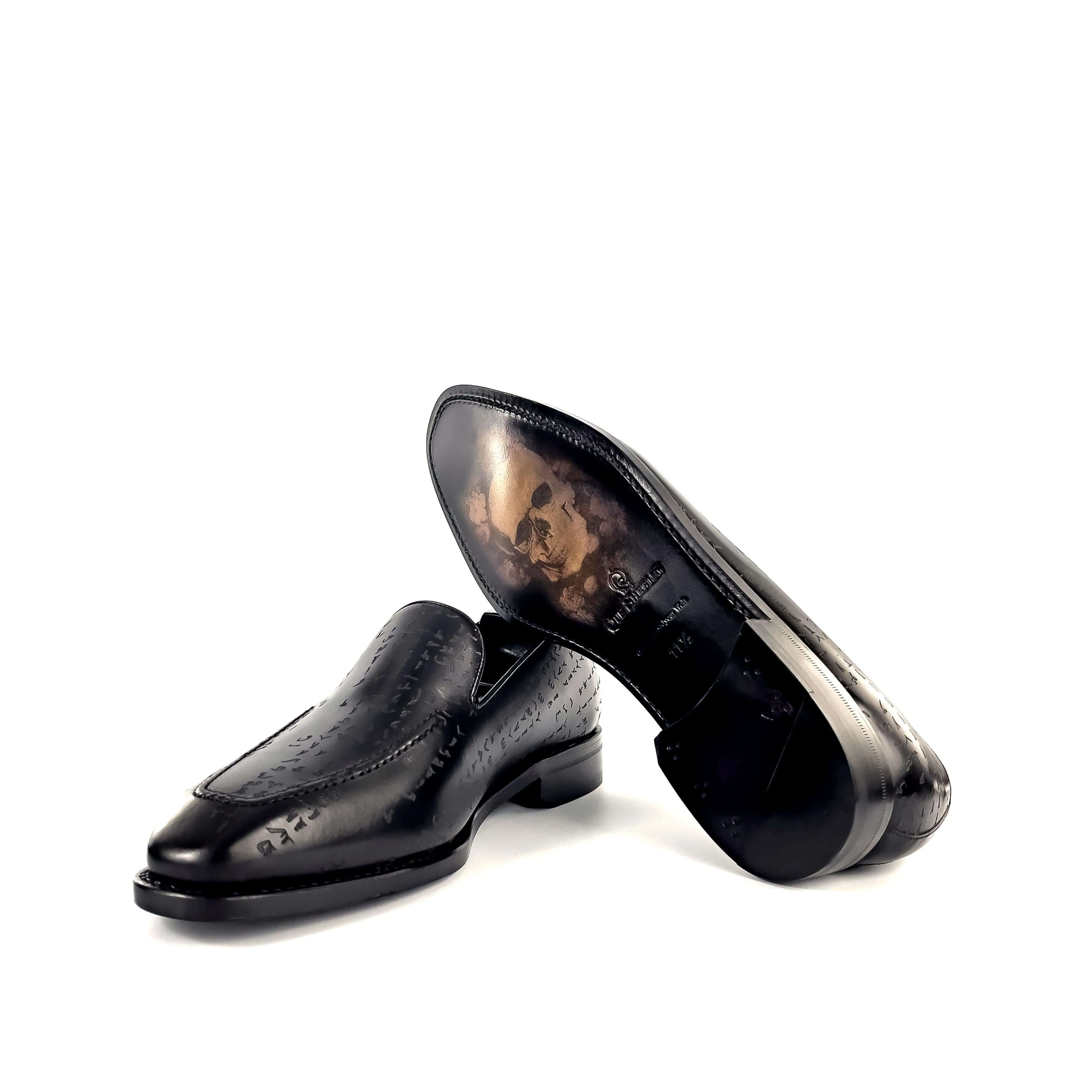 Arabic Matrix Loafers (Black Edition)