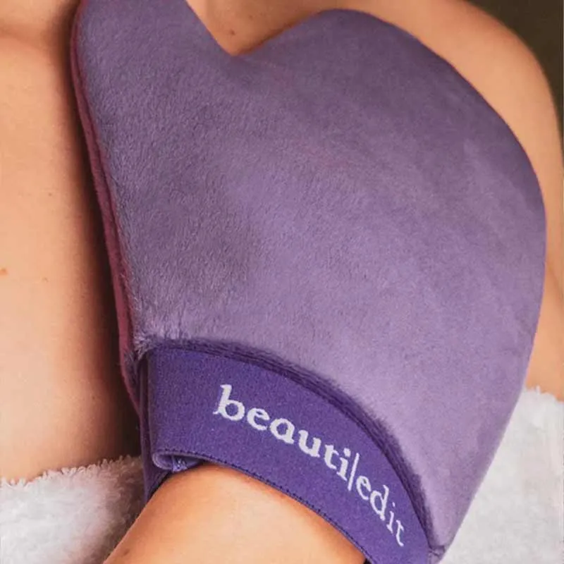 Beauti Edit Soft Velvet Tan Mitt