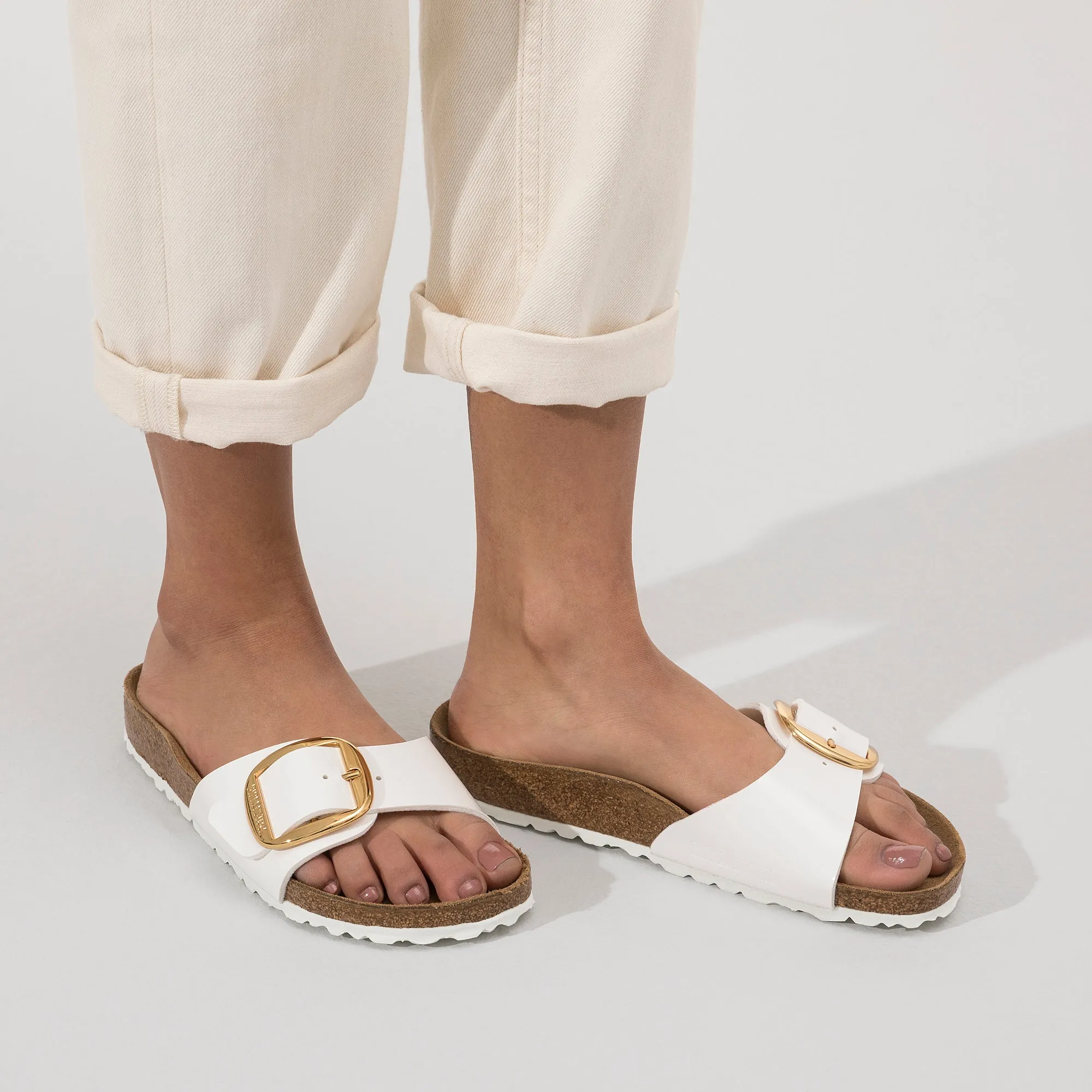 BIRKENSTOCK MADRID BIG BUCKLE BRIKO-FLOR NARROW FIT PATENT