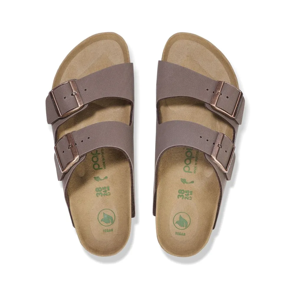 Birkenstock Women's Arizona Flex Platform Birko-Flor Sandal in Mocha