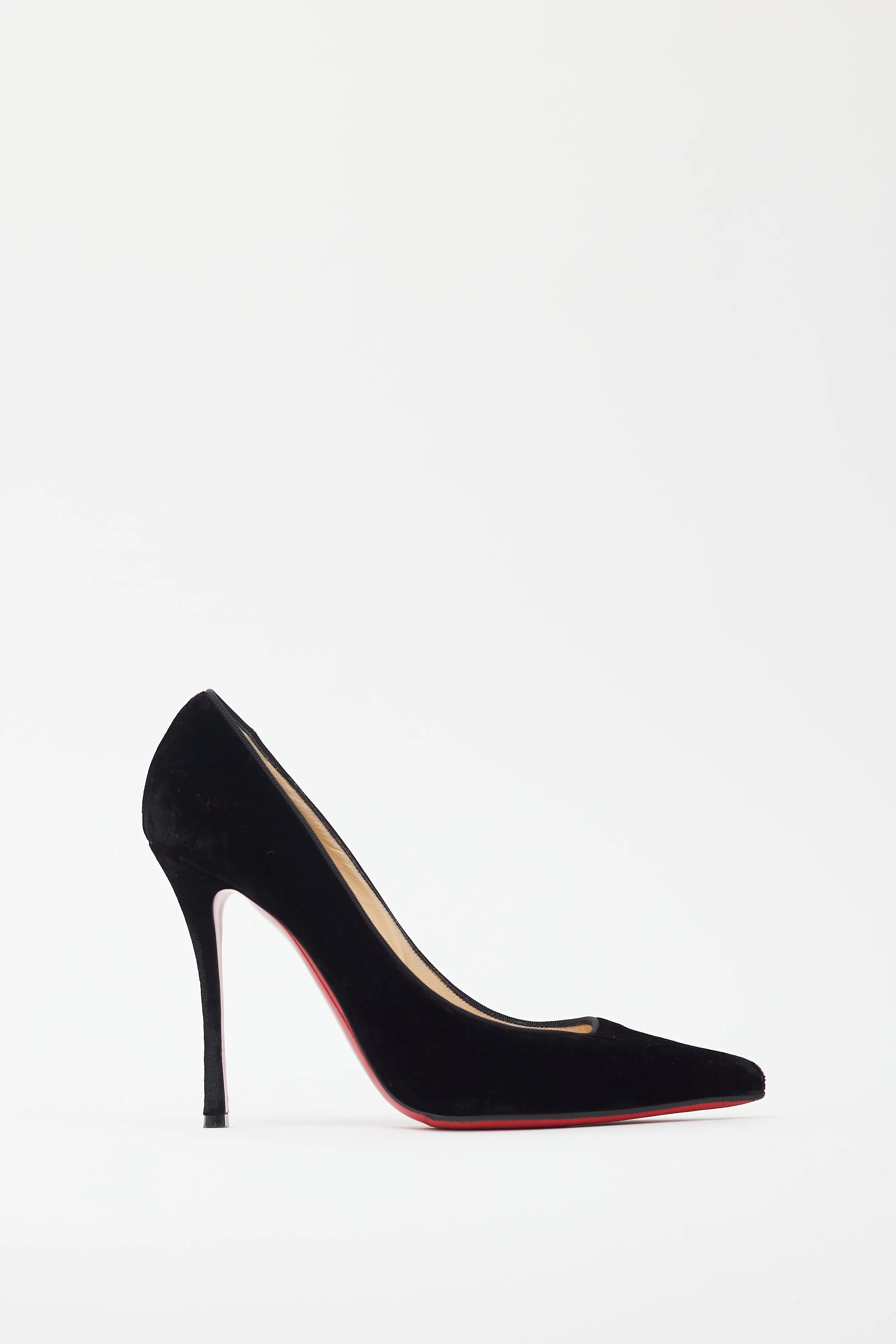 Black Velvet Kate 120 Heel