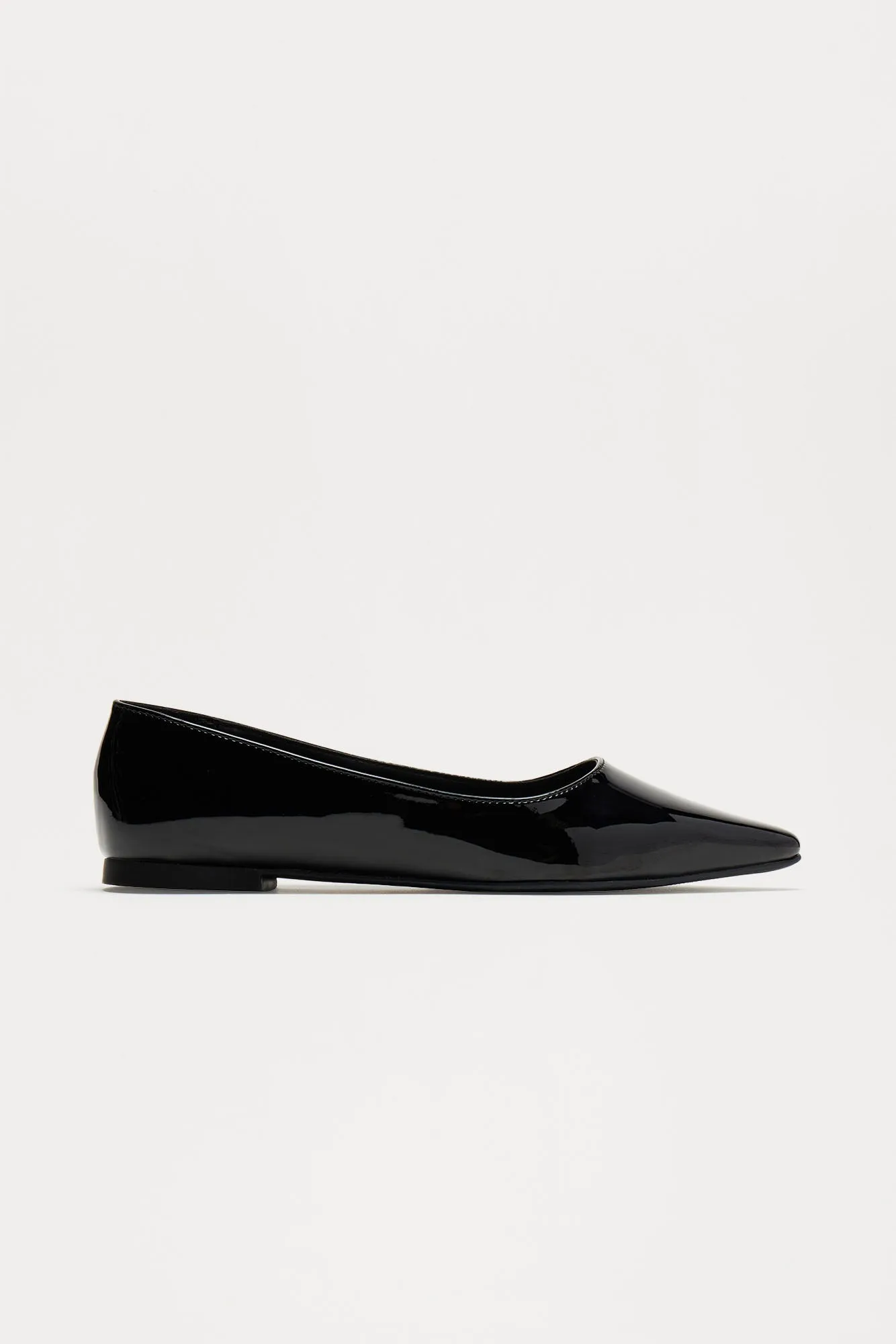 Blaire Pointed Toe Flats - Black