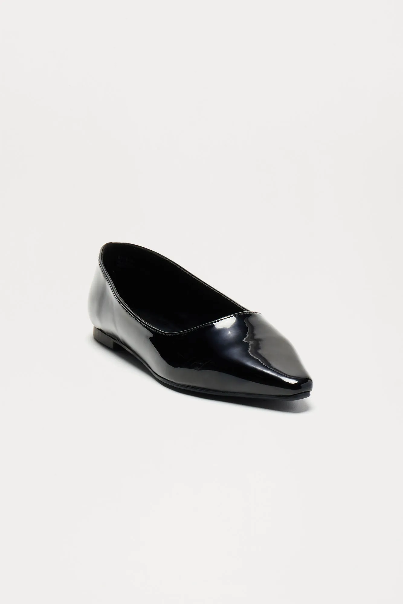 Blaire Pointed Toe Flats - Black