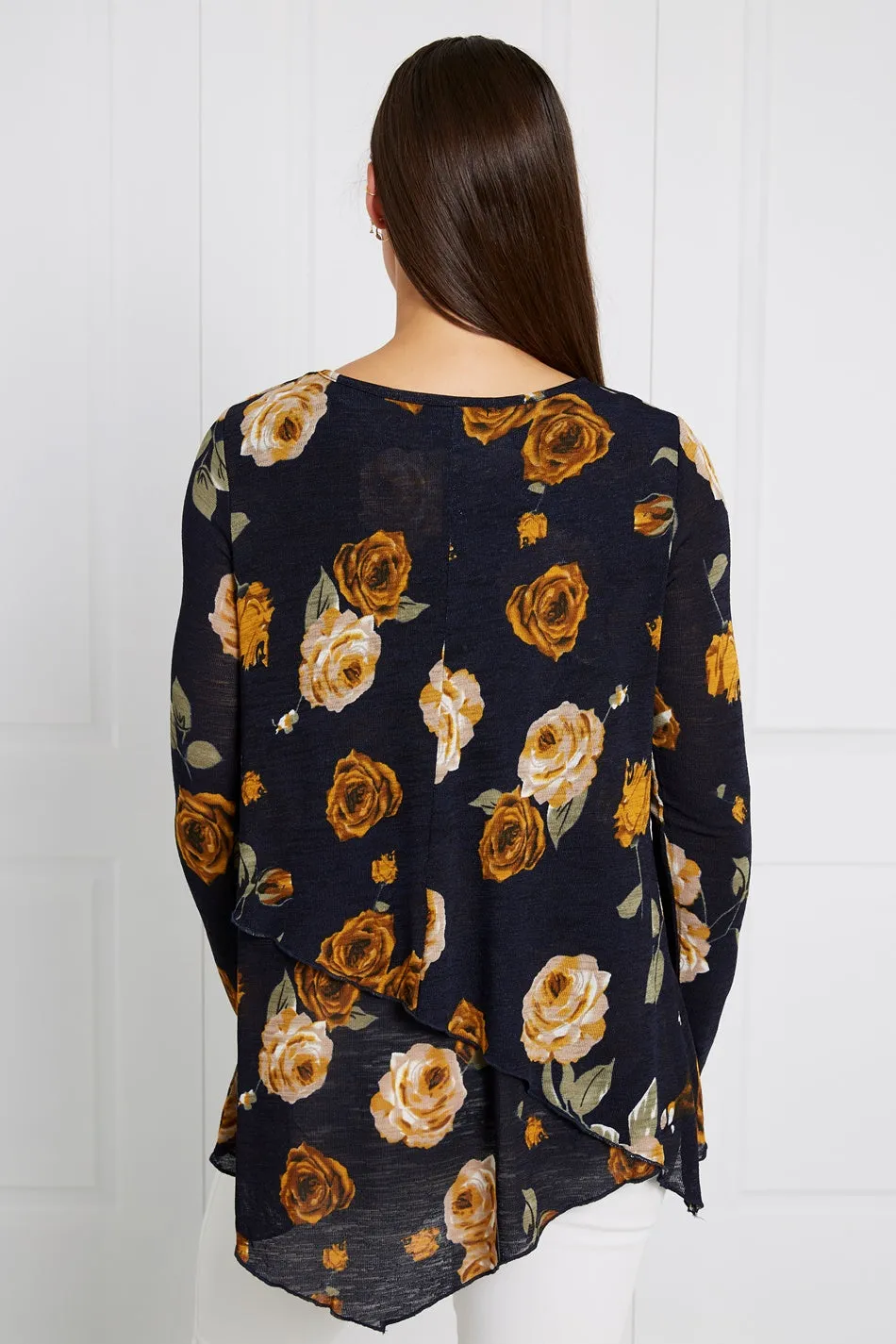 BOBBI FLORAL DOUBLE LAYERED TOP