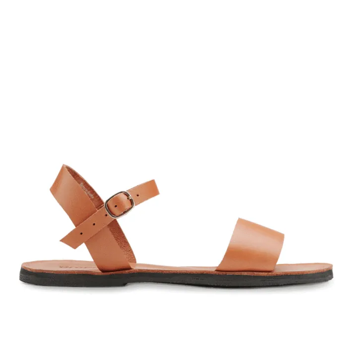 Brave Soles Aventura Leather Walking Sandal Caramel