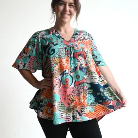 Breeze Blouse by Orientique Australia - Yakushima - 42127