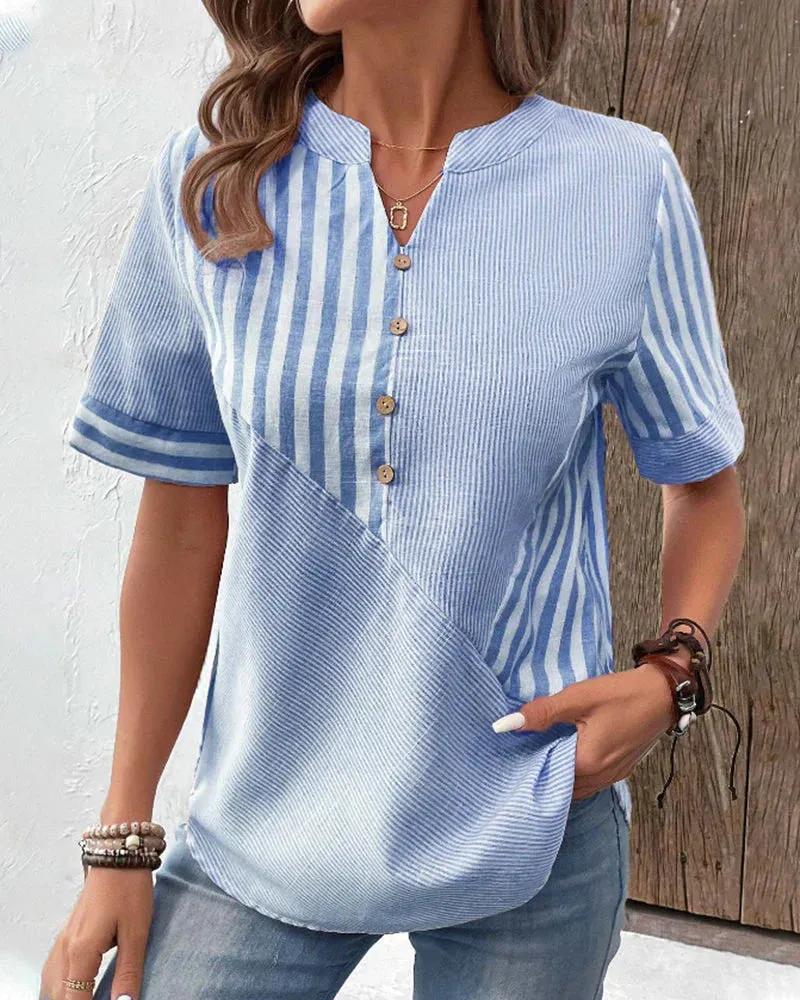 BRIELLE™ | COTTON SUMMER BLOUSE FOR WOMEN