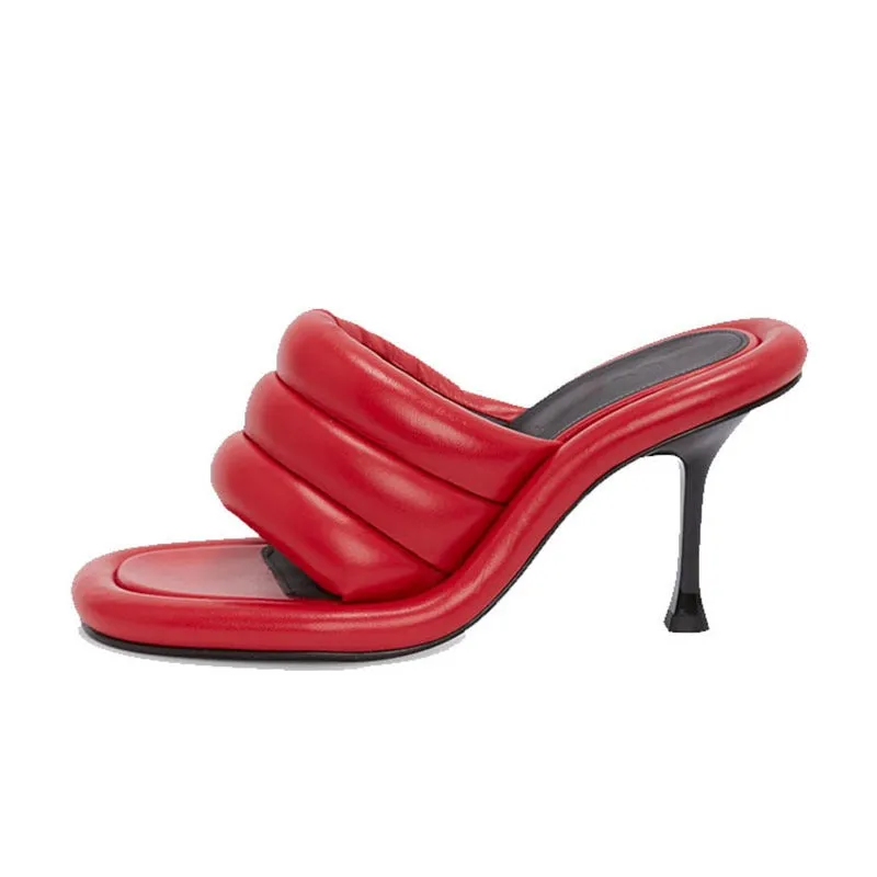 Bumper Tube Open Toe High Heel Sandals