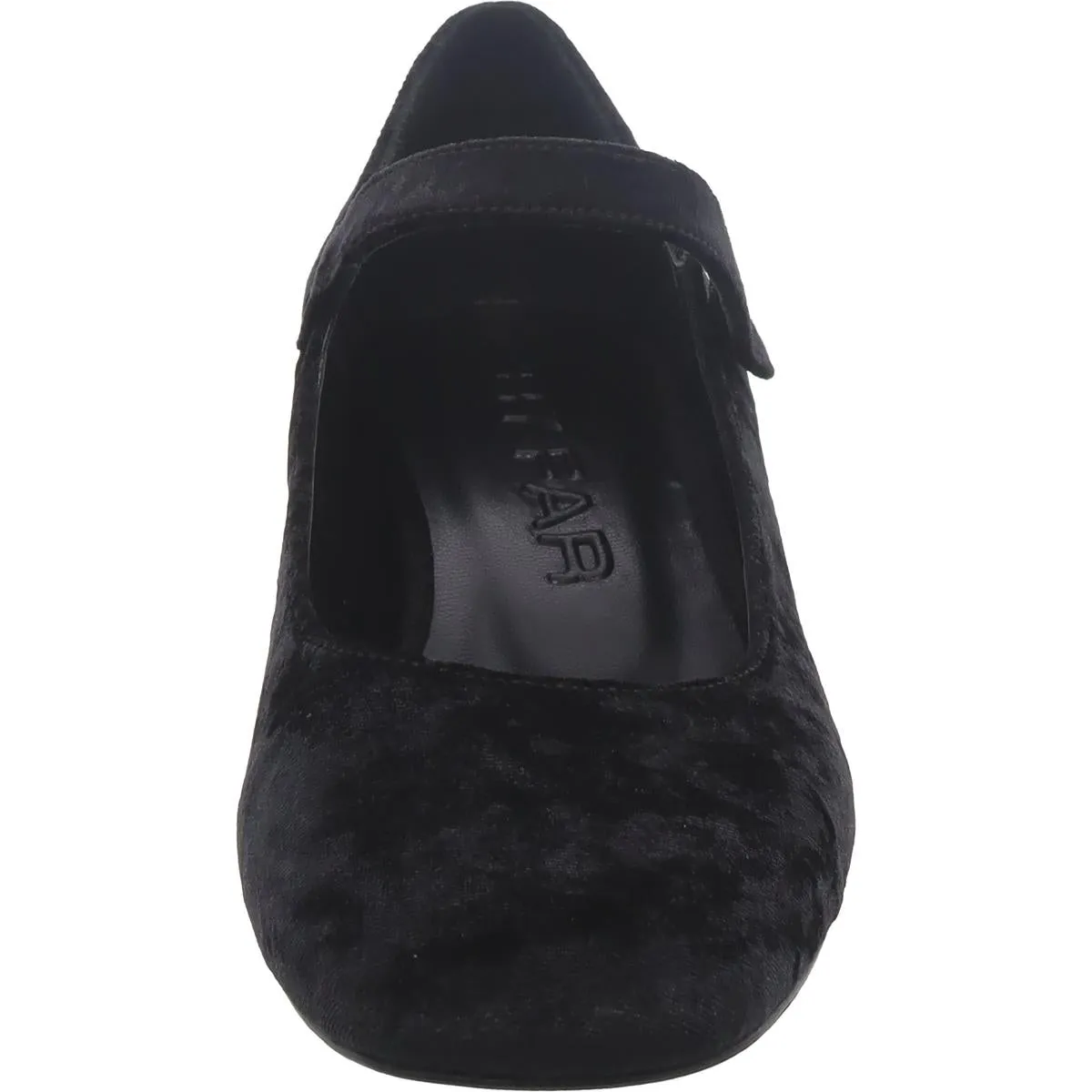 BY FAR Womens Ginny Velvet Strap Pumps