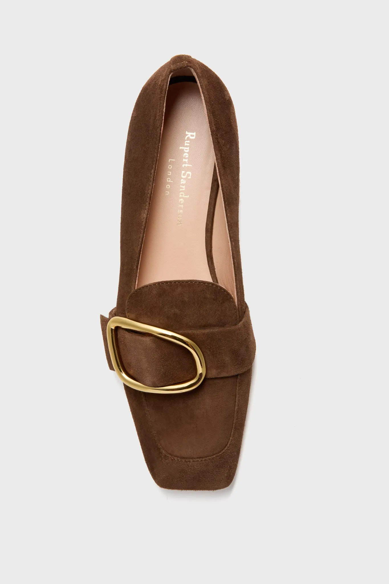 Chocolate Suede Chesla Loafers