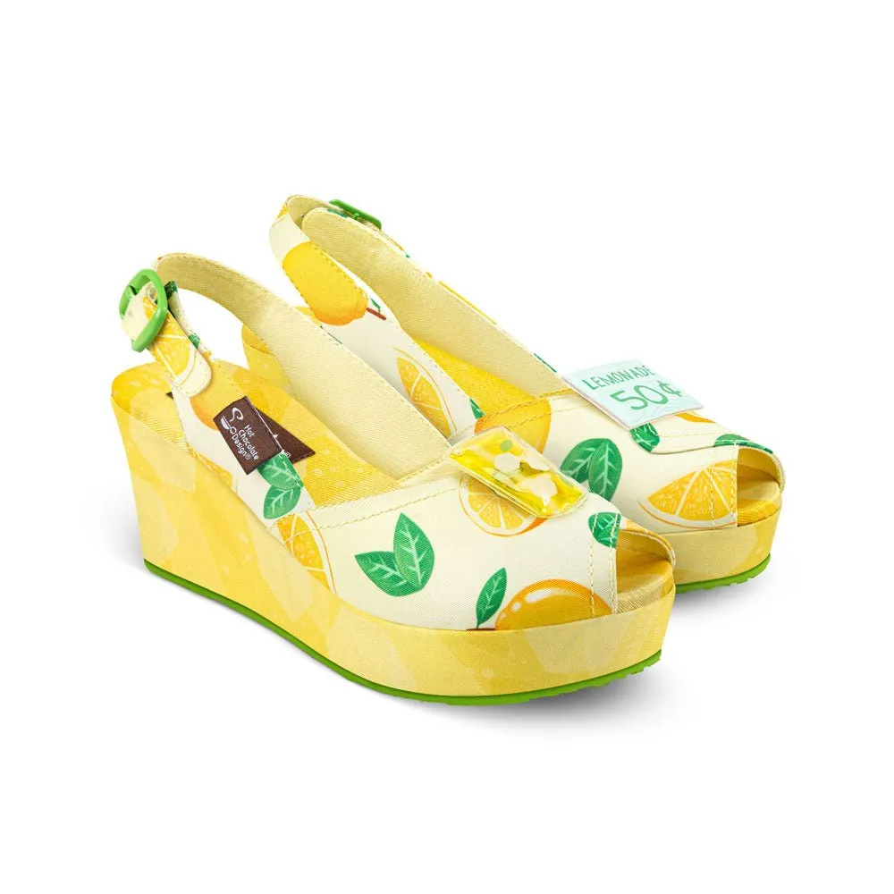 Chocolaticas® LEMONADE STAND Women's Sandal