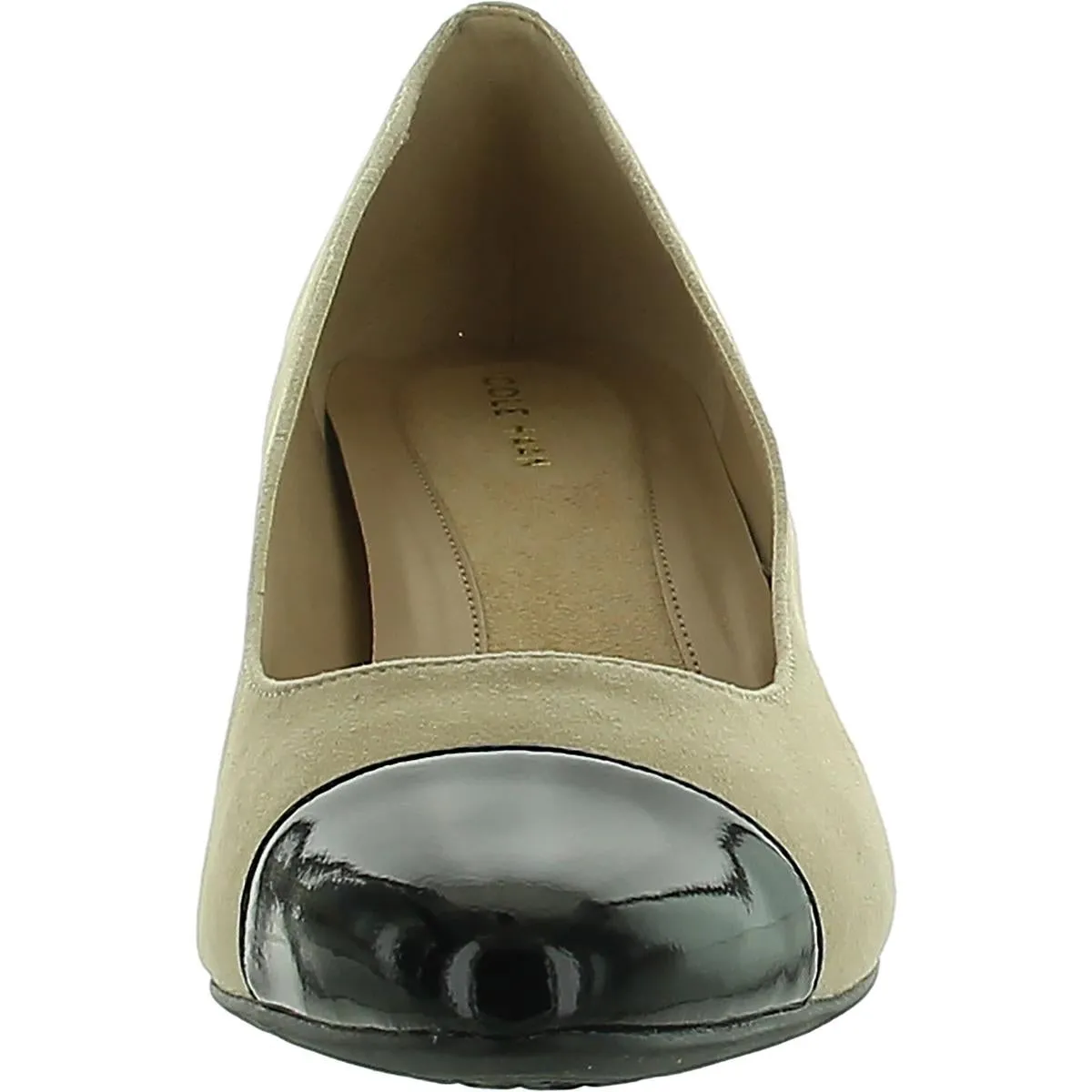 Cole Haan Womens Faux Leather Slip On Pumps