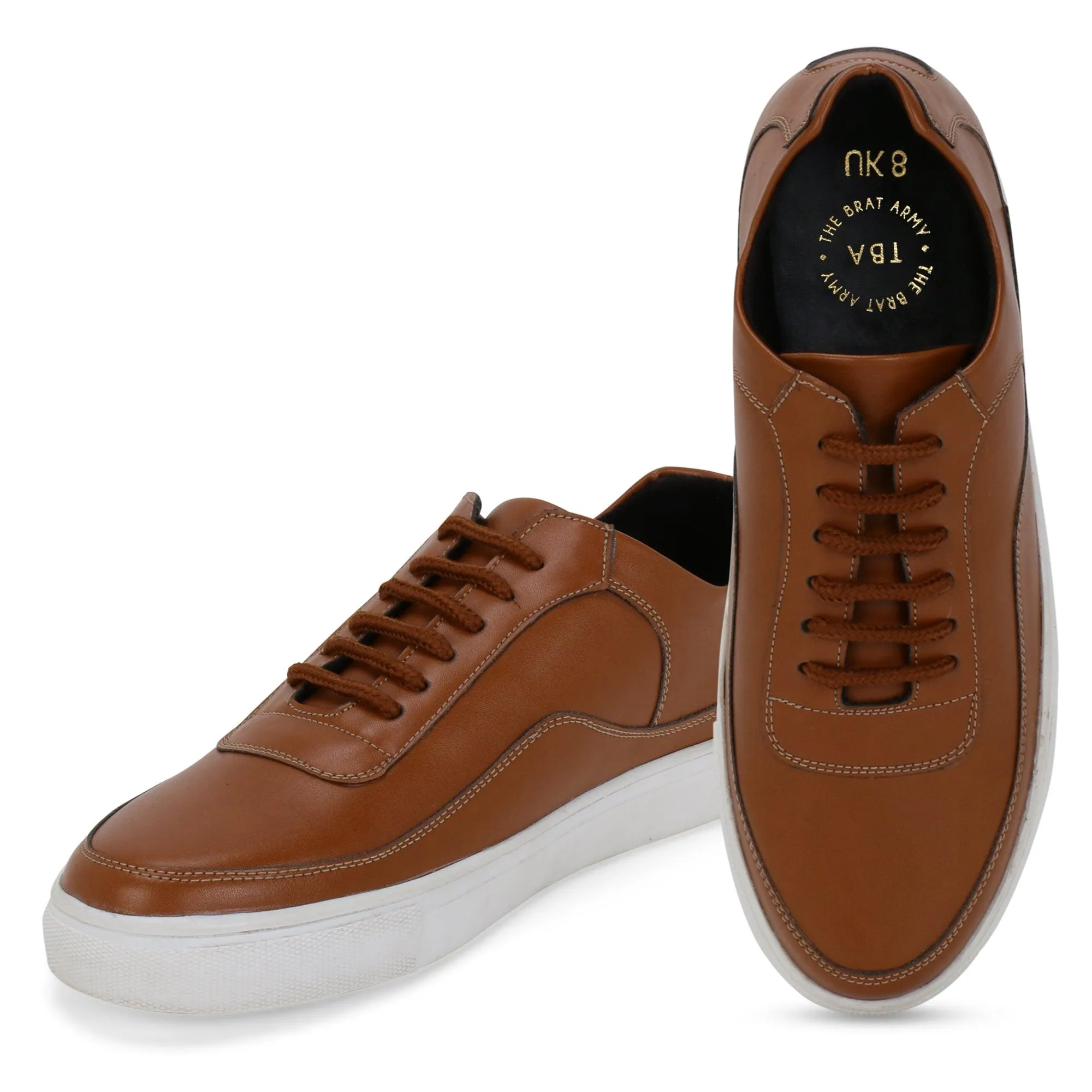 Denver Tan Lace Ups Classic Sneaker