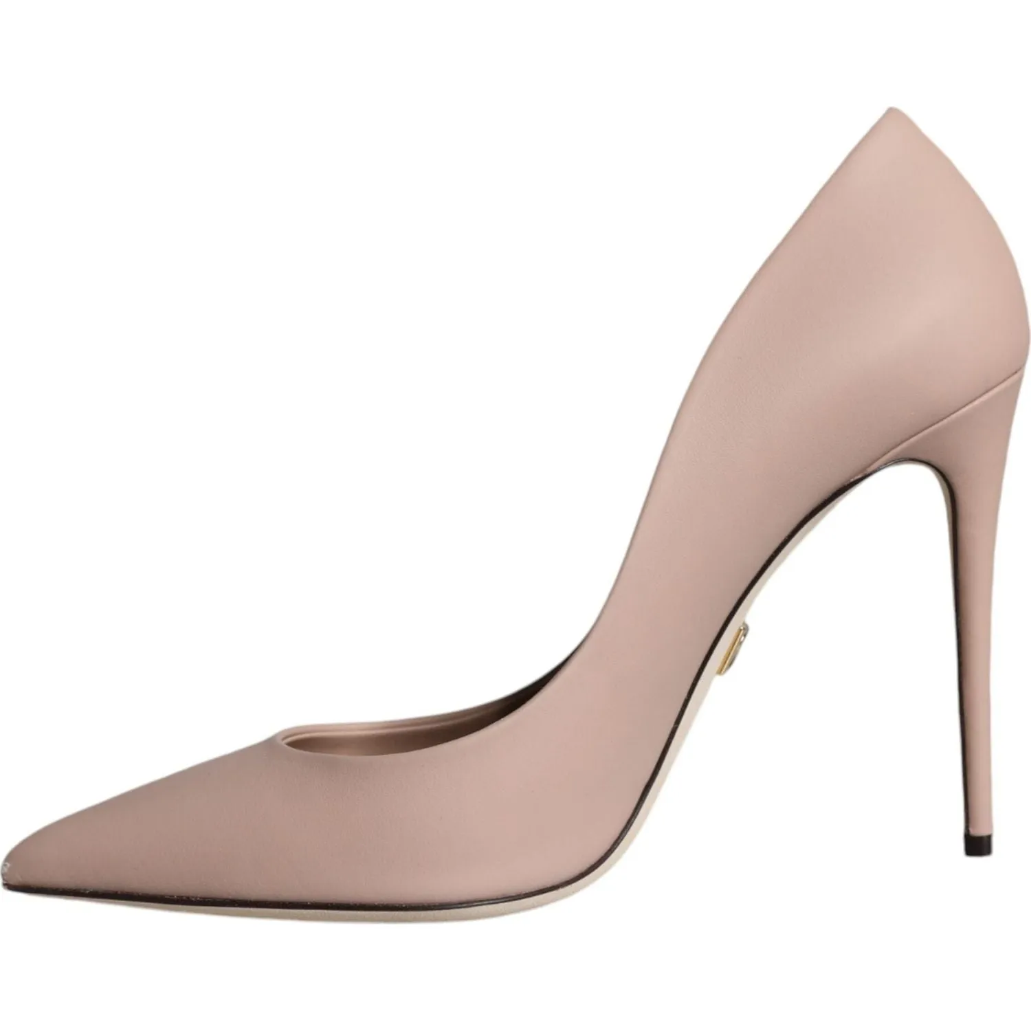 Dolce & Gabbana Beige Leather Stiletto Heels Pumps Shoes