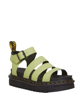 Dr Martens Blaire 3 Strap Sandal Lime Green