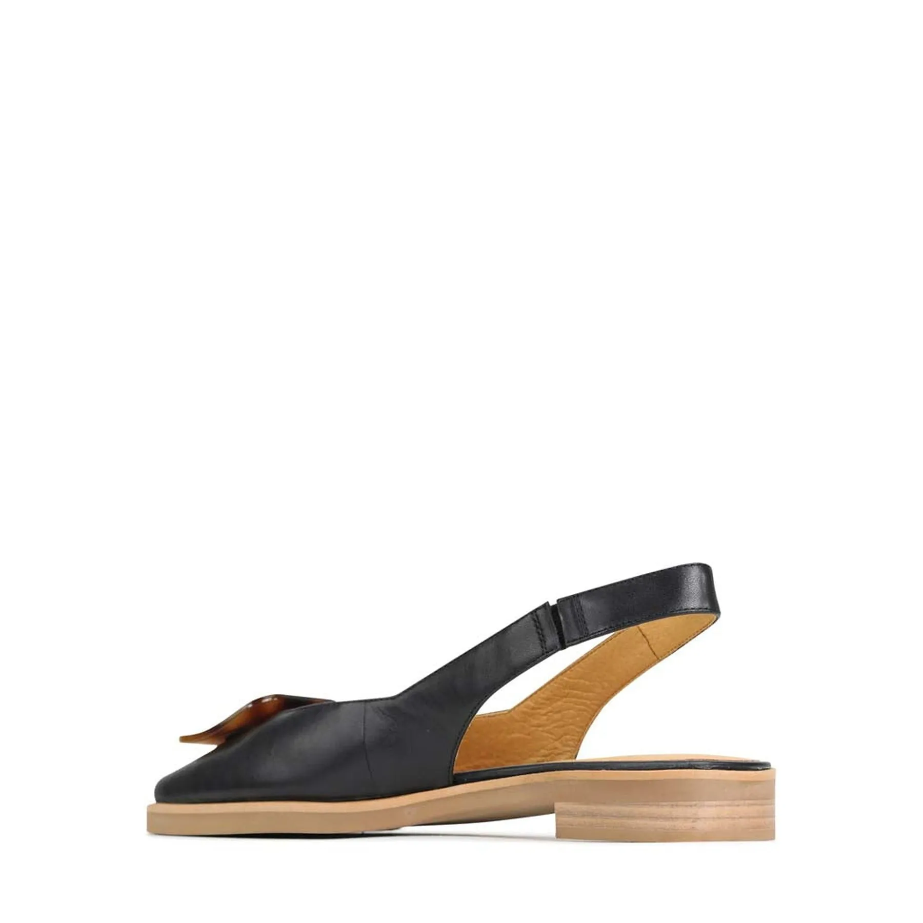 ESSY LEATHER SLING-BACK FLATS