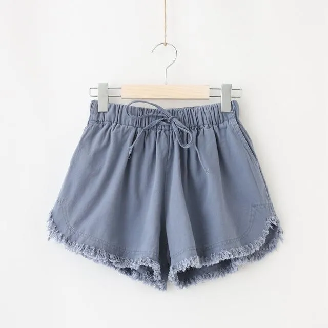 Fabrice Frayed Shorts