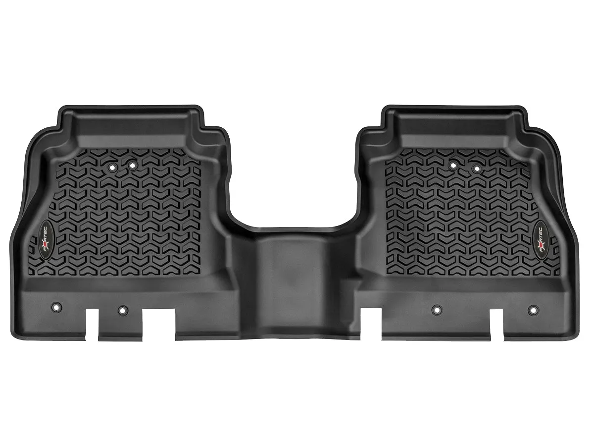 FORTEC Custom Molded Floor Liners by Rugged Ridge in Black for 18-up Jeep Wrangler JL & 20-up Gladiator JTUnlimited