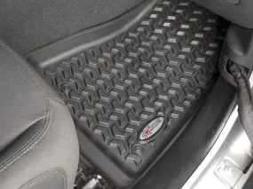 FORTEC Custom Molded Floor Liners by Rugged Ridge in Black for 18-up Jeep Wrangler JL & 20-up Gladiator JTUnlimited