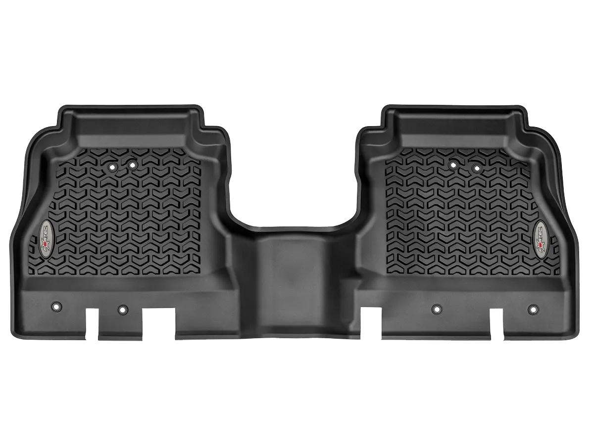 FORTEC Custom Molded Floor Liners by Rugged Ridge in Black for 18-up Jeep Wrangler JL & 20-up Gladiator JTUnlimited