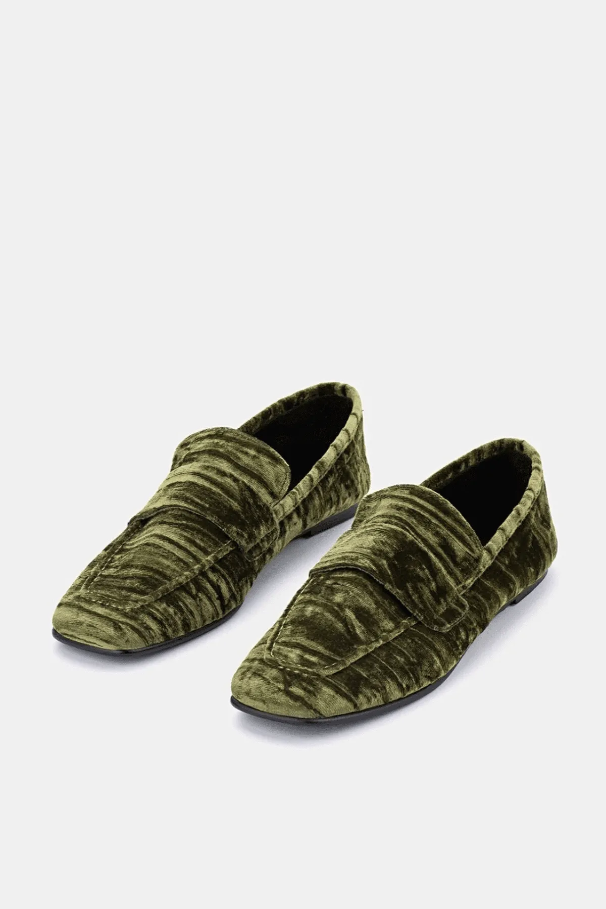 FRANCESCA KHAKI CRUSHED VELVET