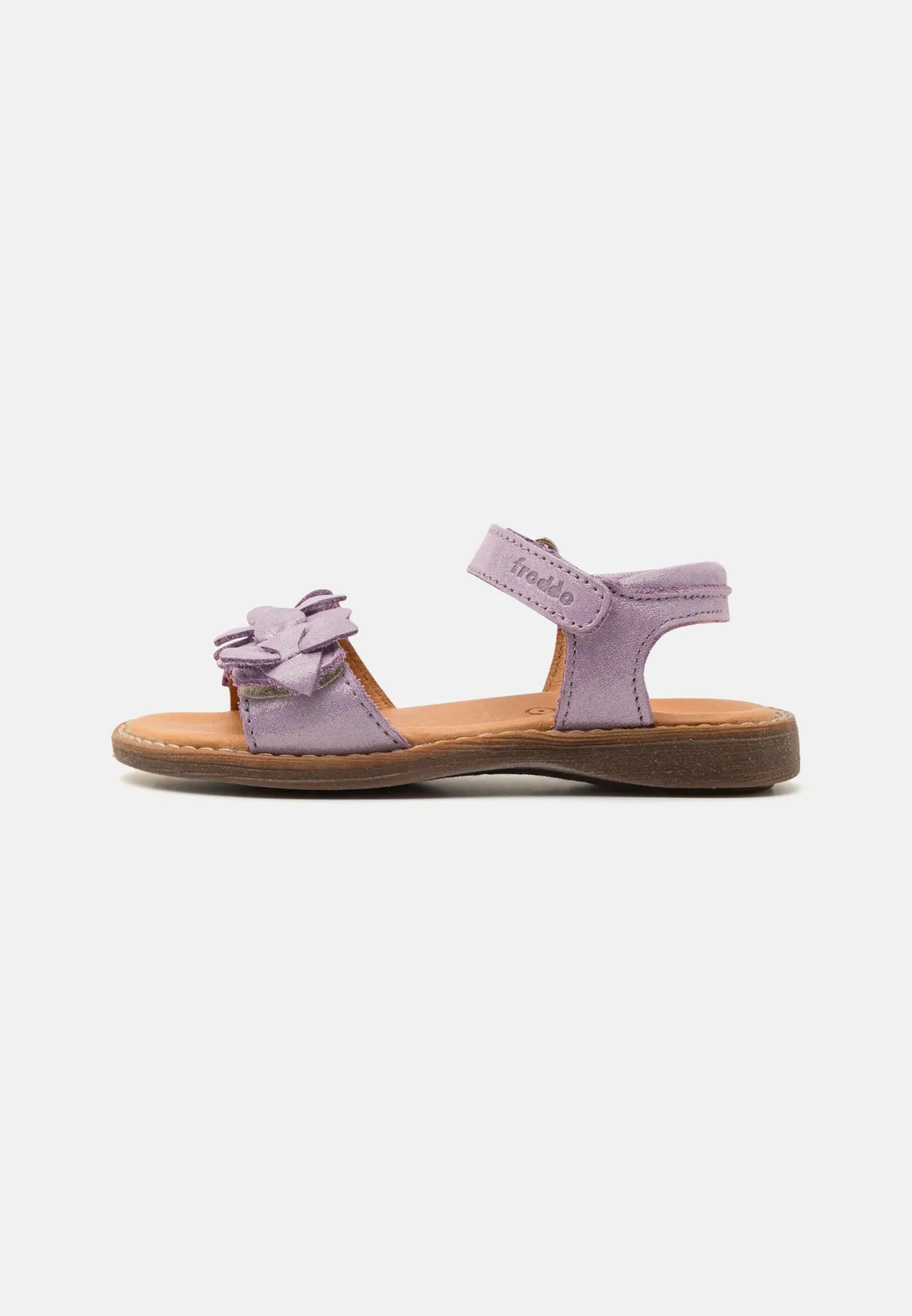 Froddo: Lore Flowers Girls Summer Sandals - Lavender Leather