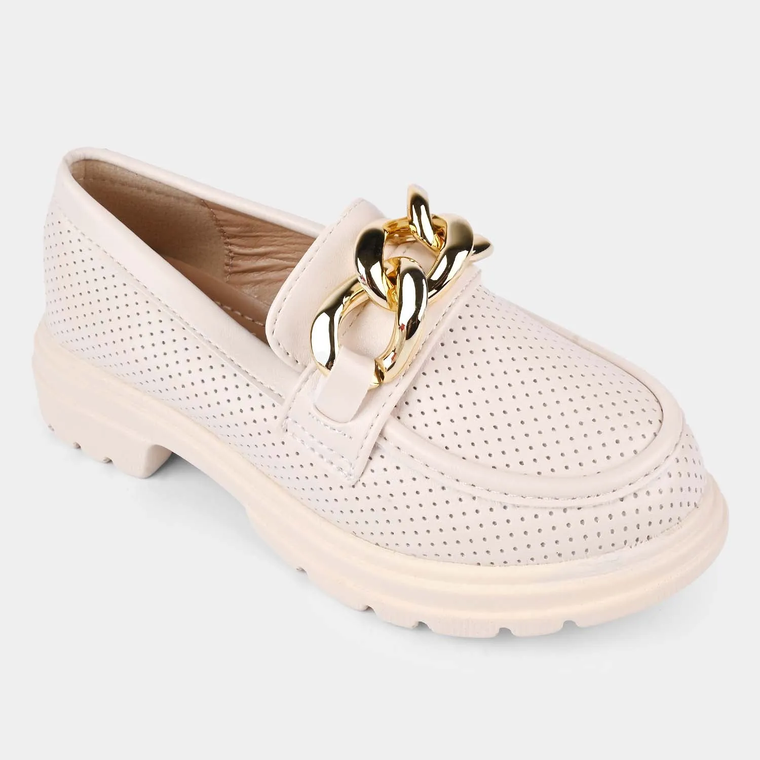 Girls Loafer X5M-BEIGE