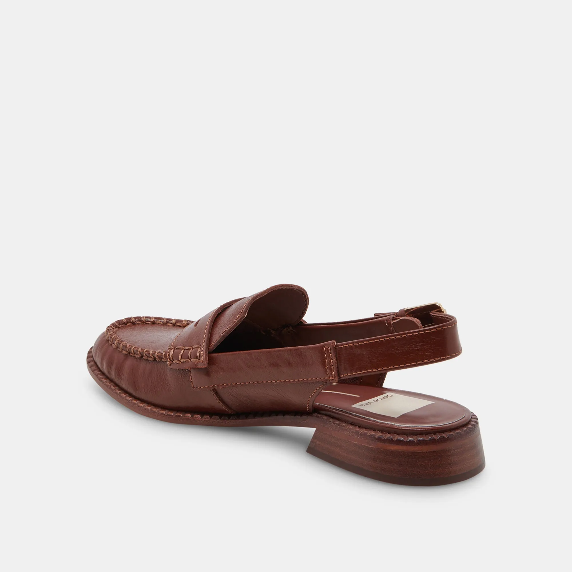 HARDI LOAFERS BROWN CRINKLE PATENT