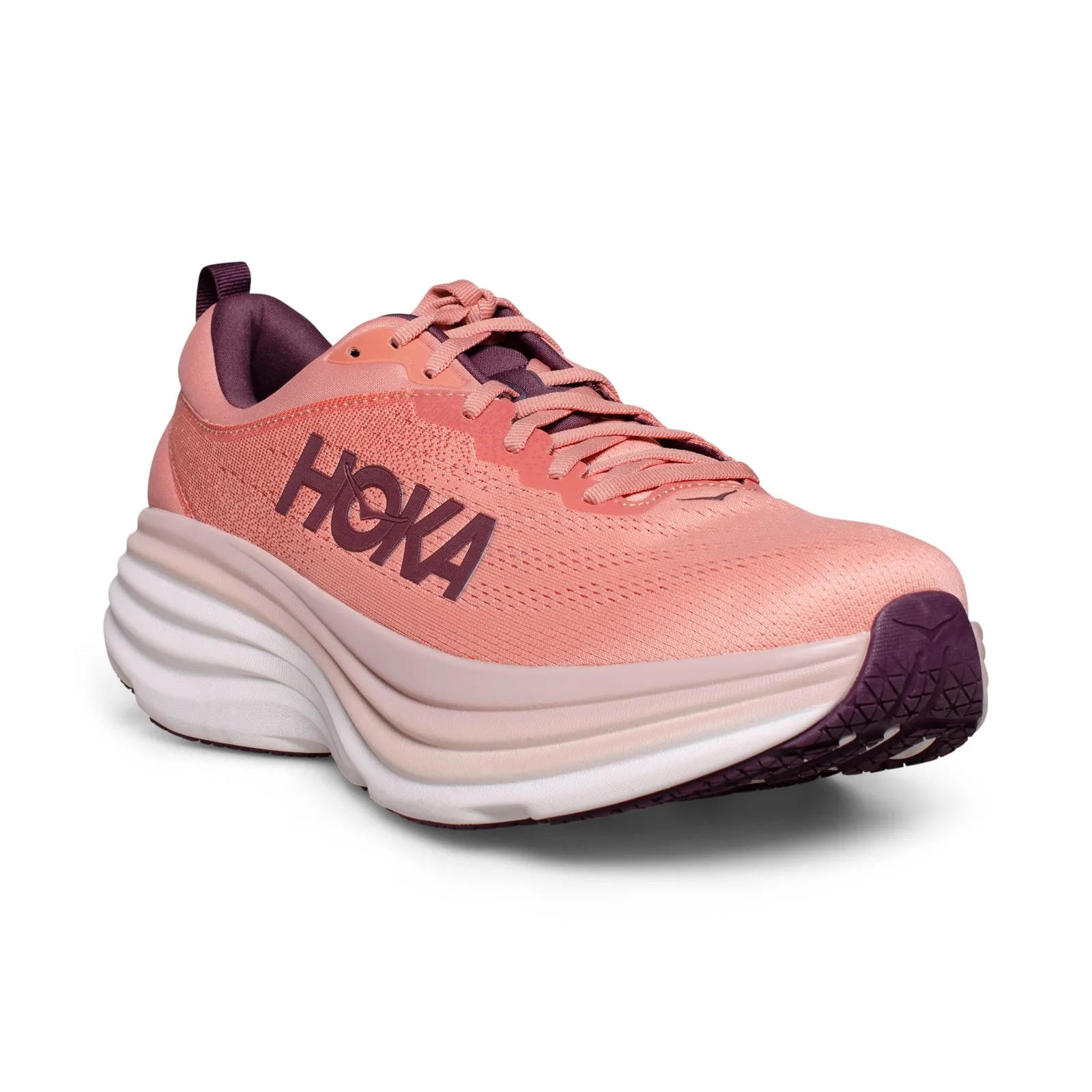 Hoka Bondi 8 Earthenware / Pink Clay Running Shoes - Women's