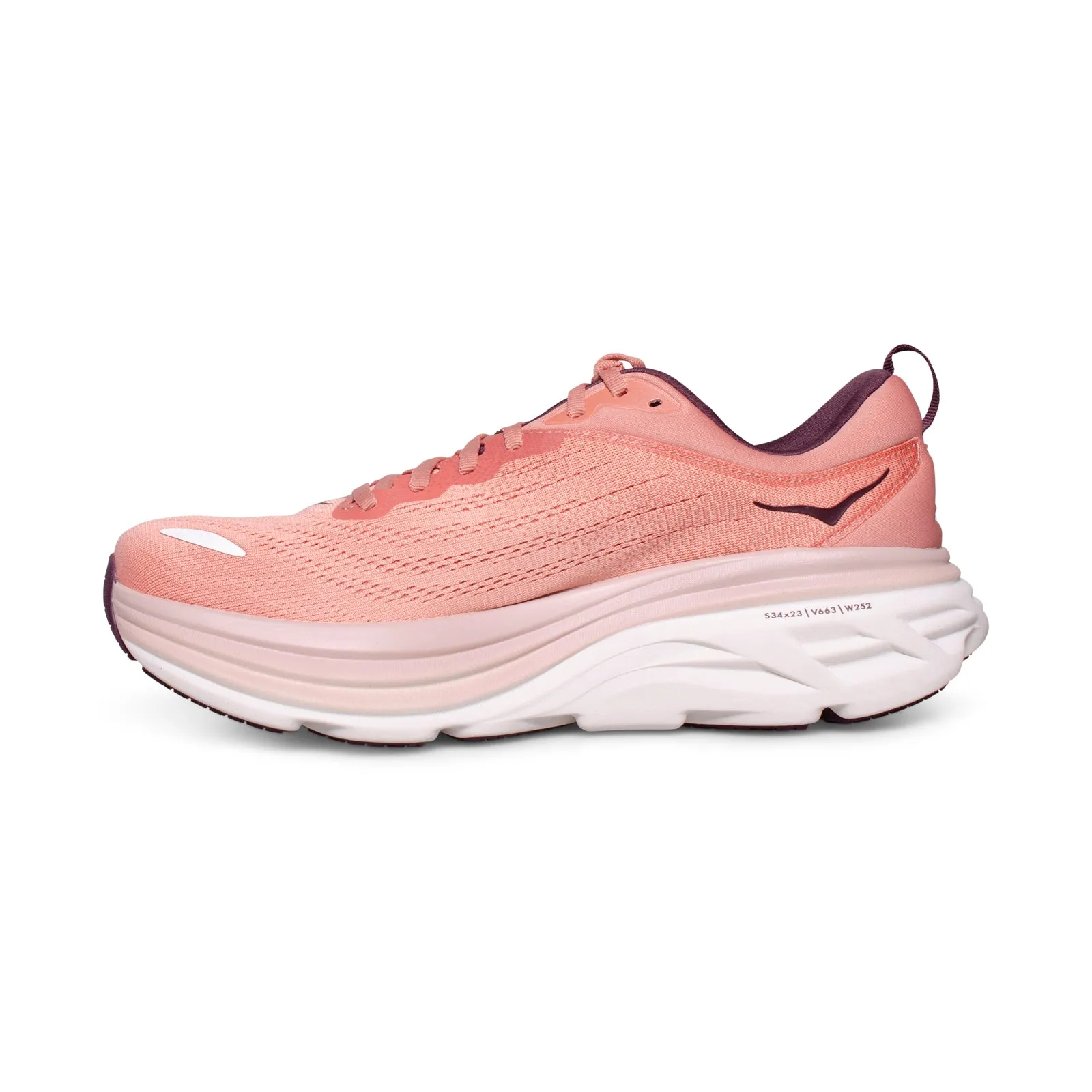 Hoka Bondi 8 Earthenware / Pink Clay Running Shoes - Women's