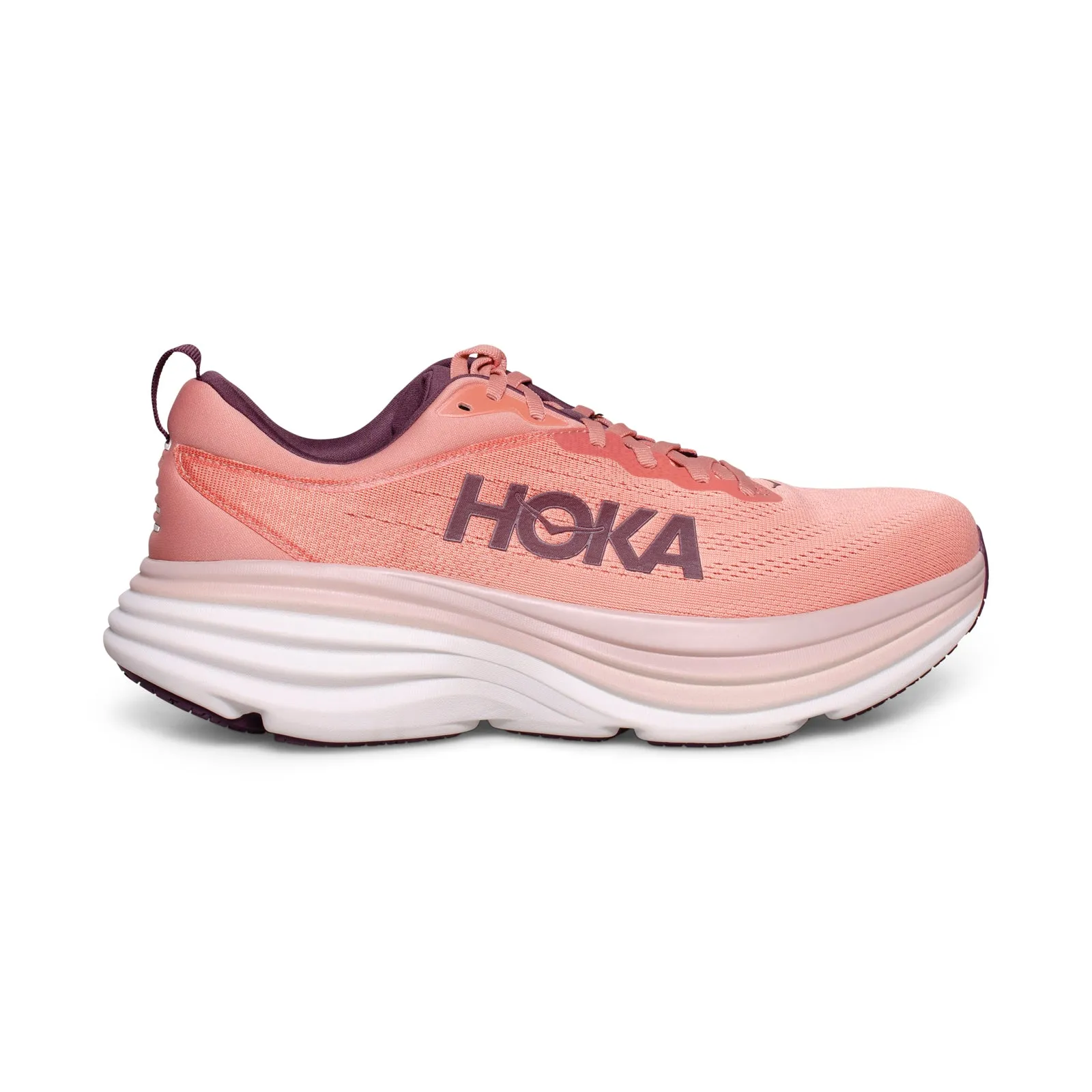 Hoka Bondi 8 Earthenware / Pink Clay Running Shoes - Women's