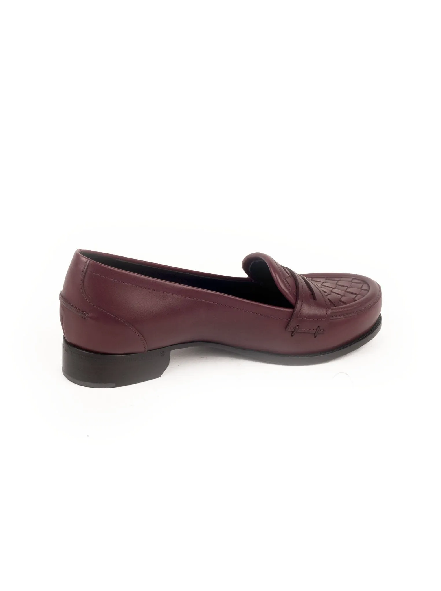 Intreciatto Penny Loafer - Burgundy