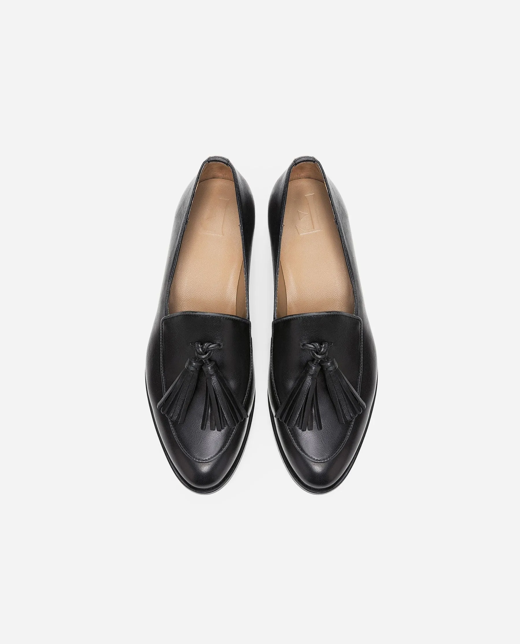 Isabel Nappa Black Flats