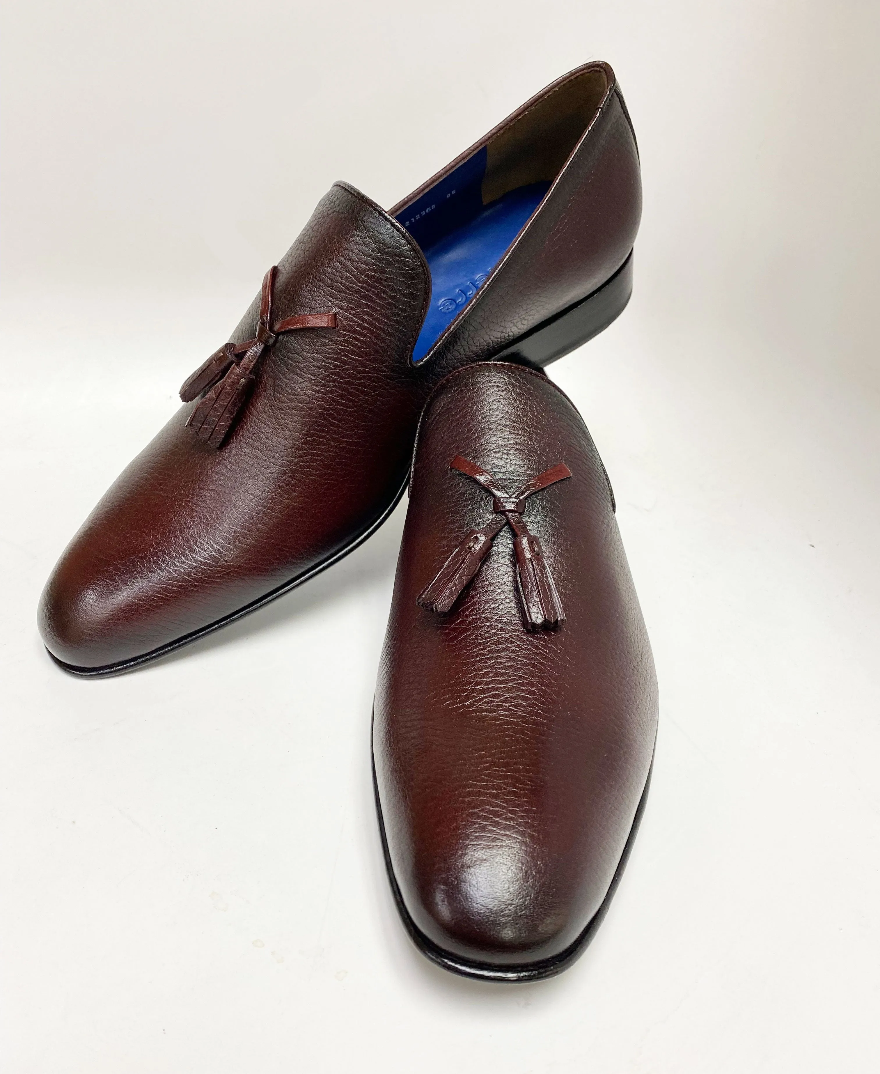 Jean Pierre Deerskin Tasseled Loafer Burgundy