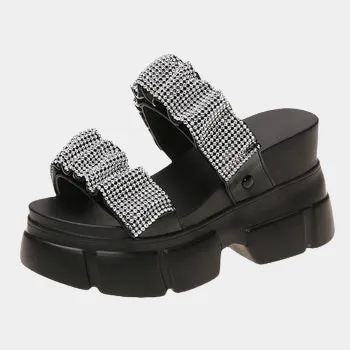 Joskaa 2024 New Chunky Sandals Heels