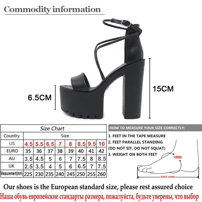 Joskaa 2024 New Chunky Women Sandals