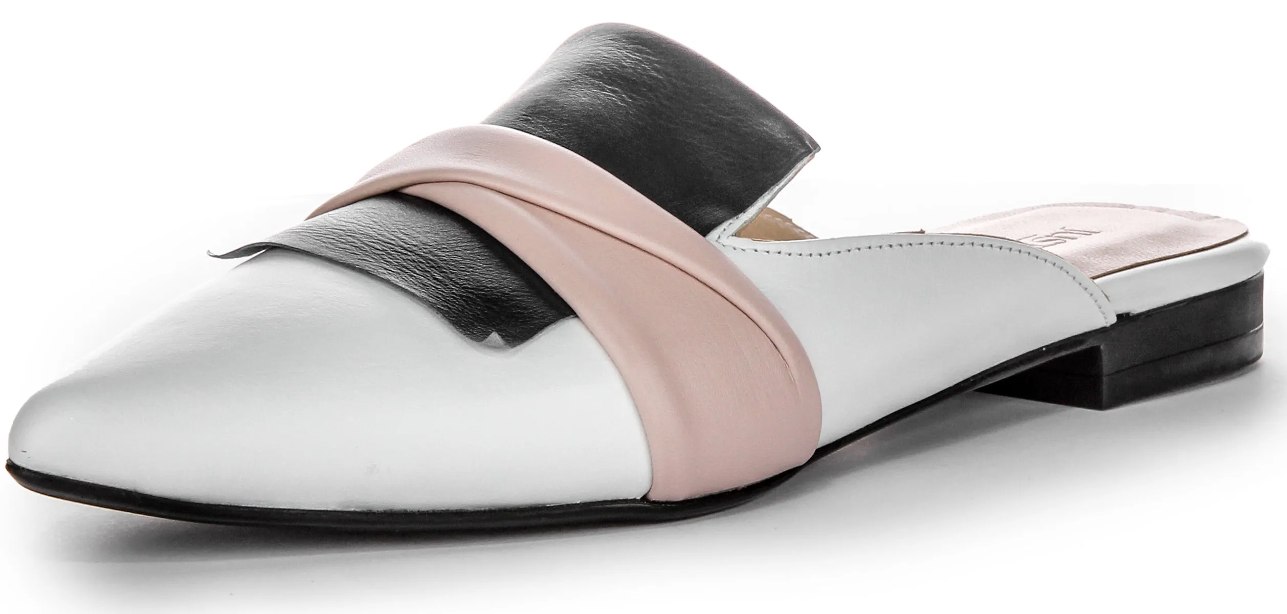 Justinreess England Strut In White Pink For Women