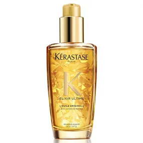 Kerastase Elixir Ultime L'Huile Original Beautifying Hair Oil 3.4 Ounce, Yellow