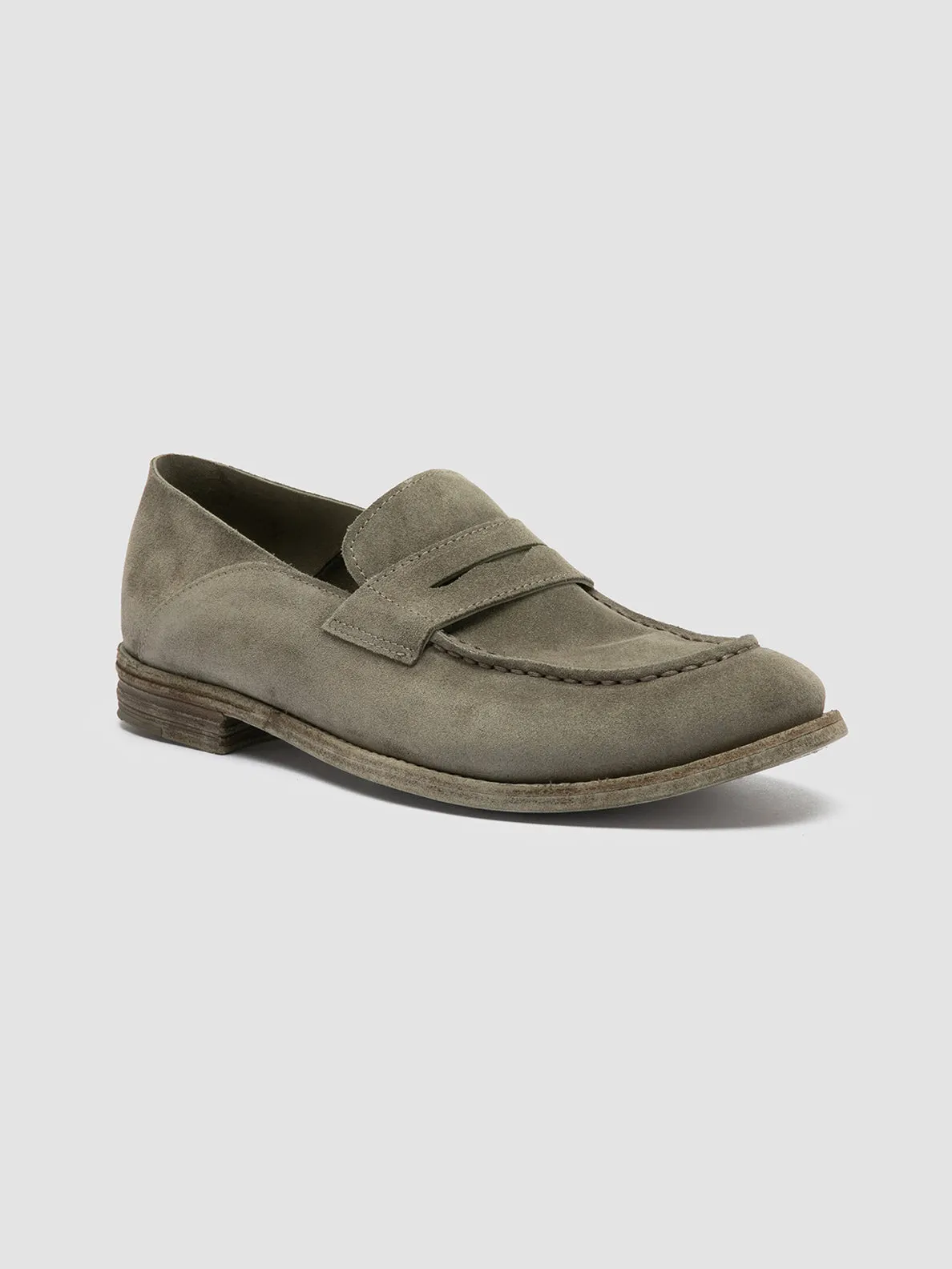 LEXIKON 516 - Green Suede Loafers