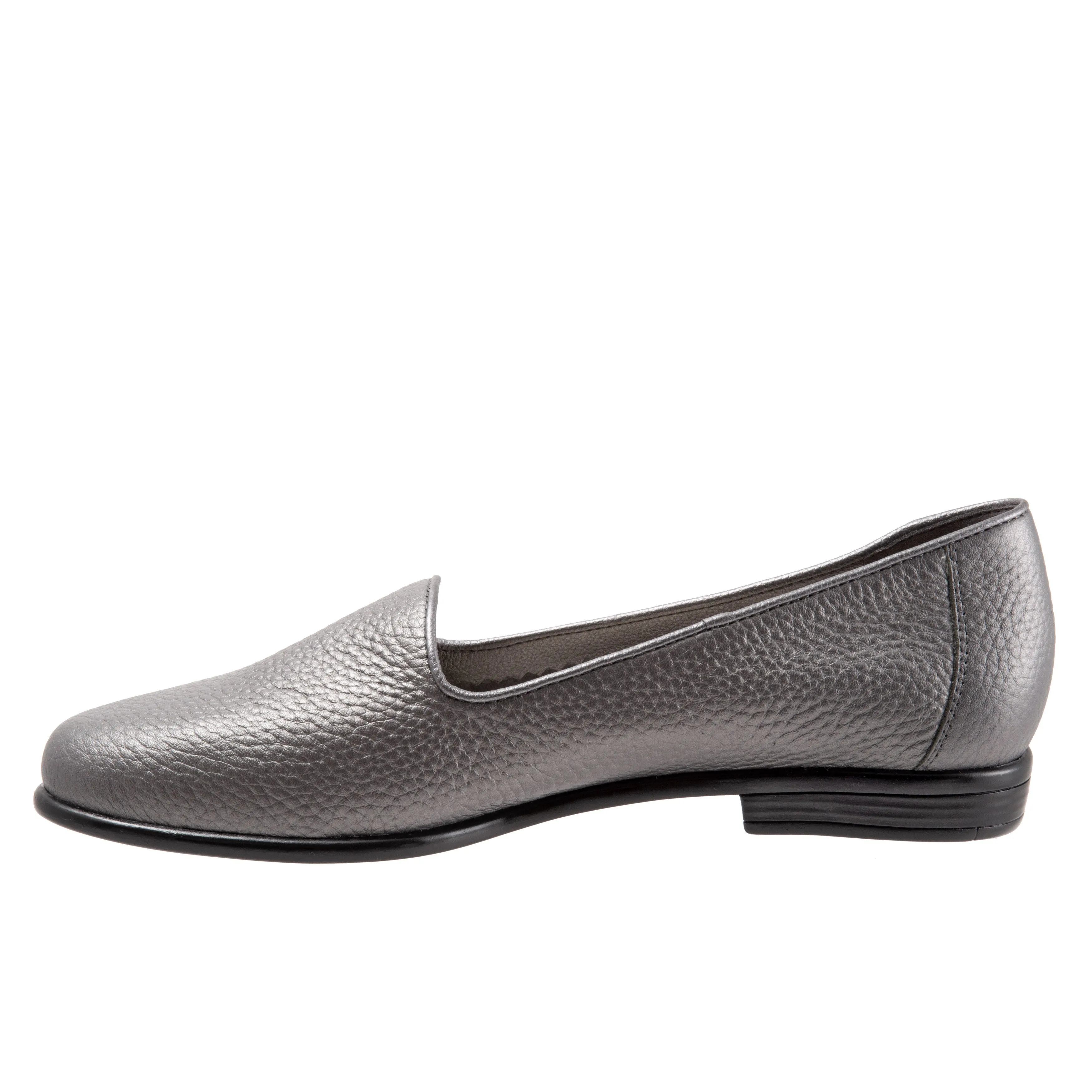 Liz Tumbled Pewter Slip-on Shoes