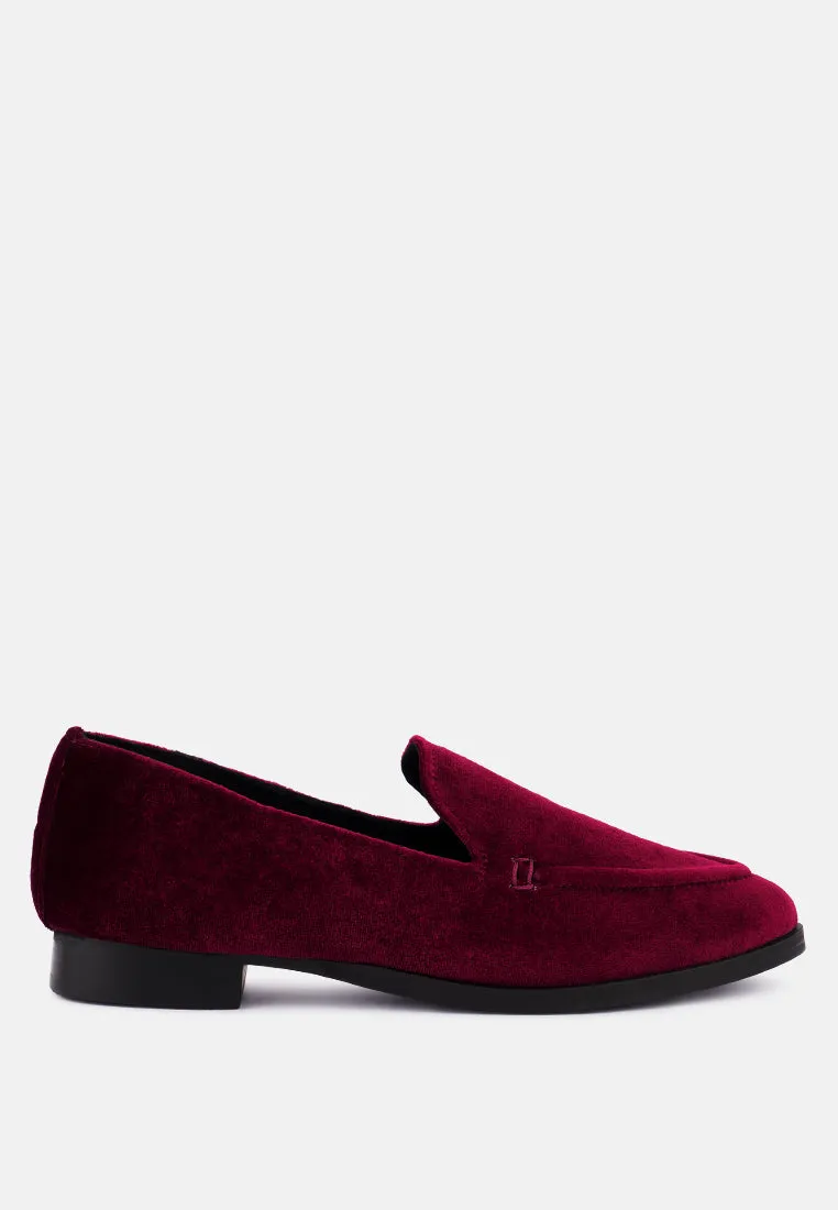 Luxe-Lap Velvet Handcrafted Loafers