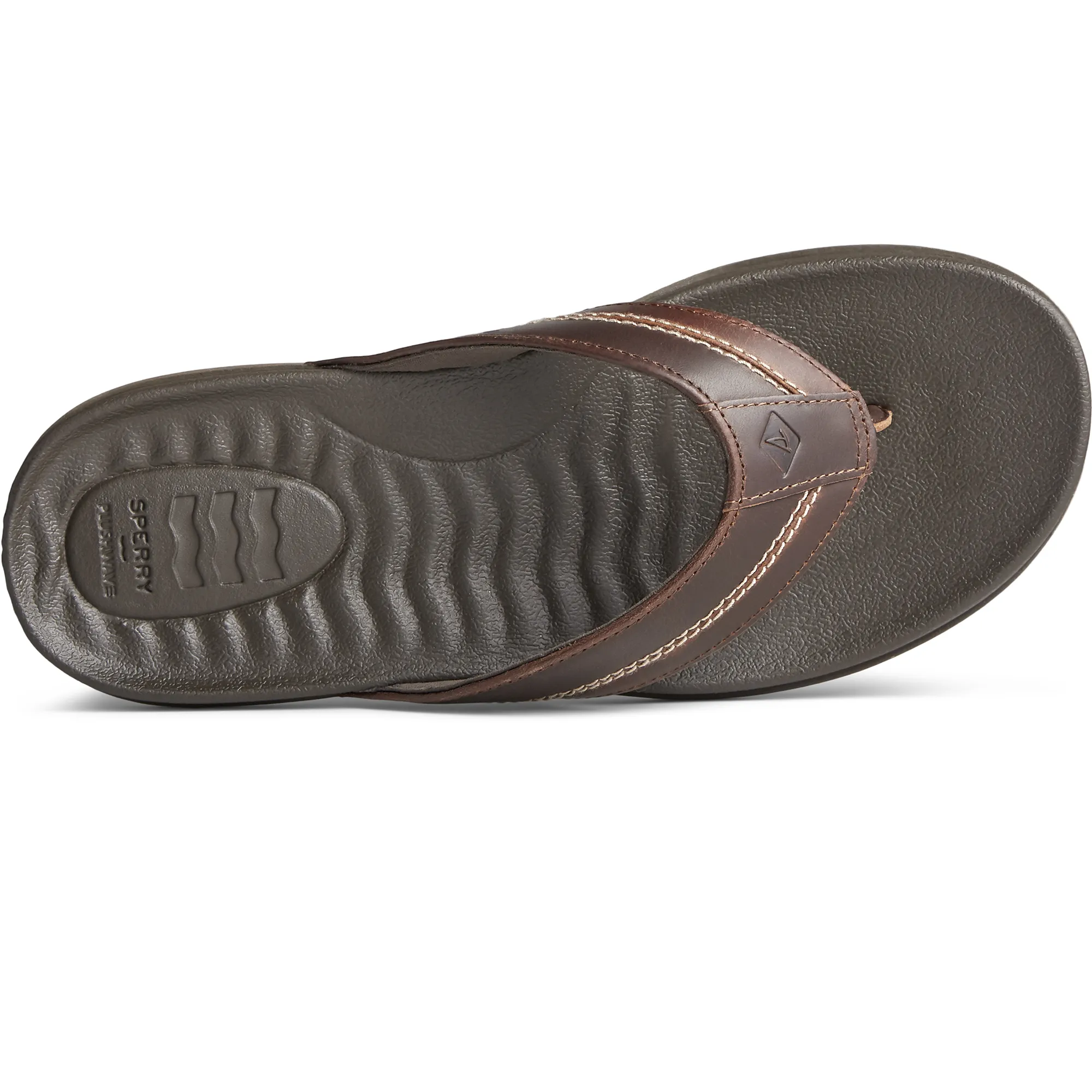 Men's PLUSHWAVE Dock Flip Flop - Brown (STS23330)