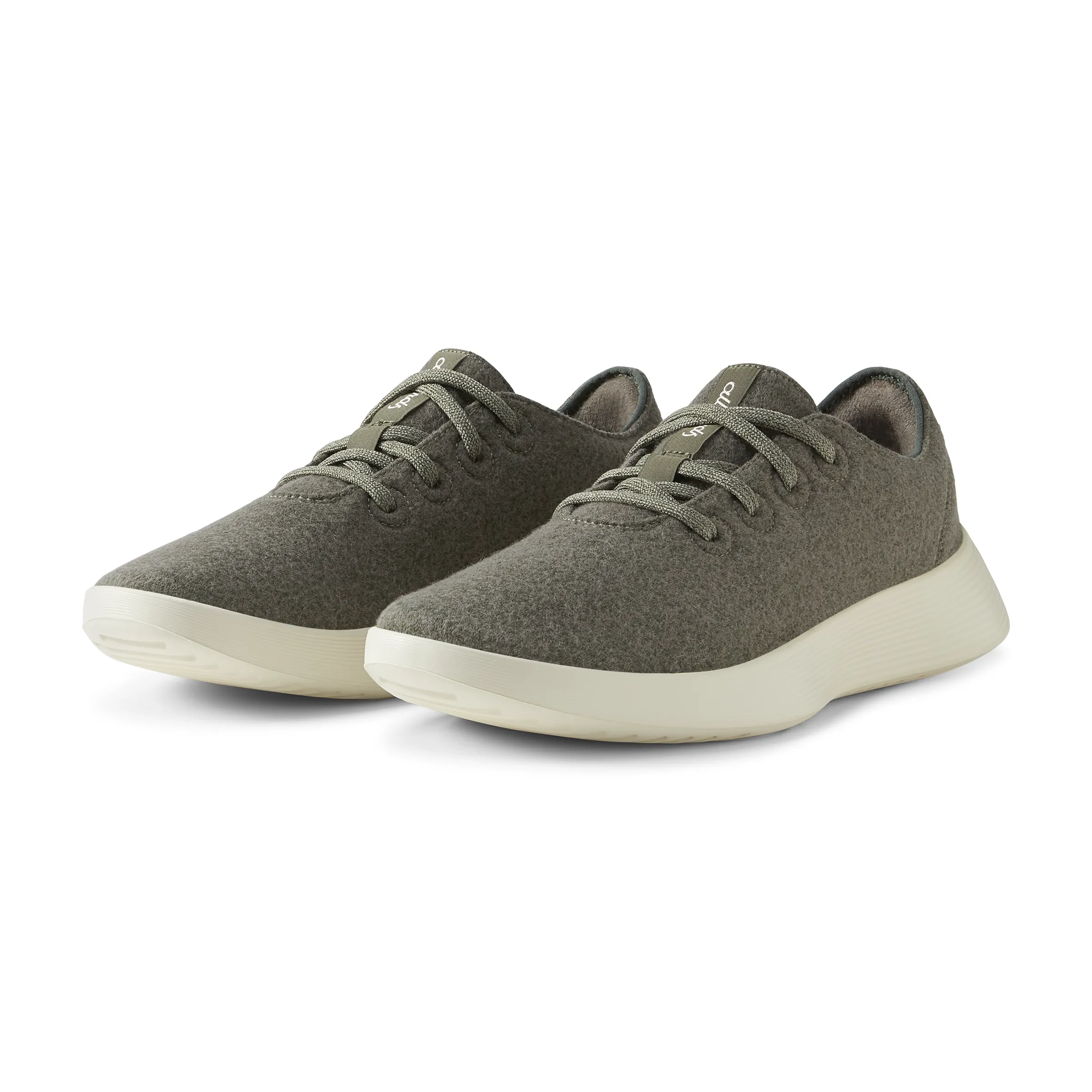 Men's Wool Runner Go - Rugged Green (Stony Cream Sole)