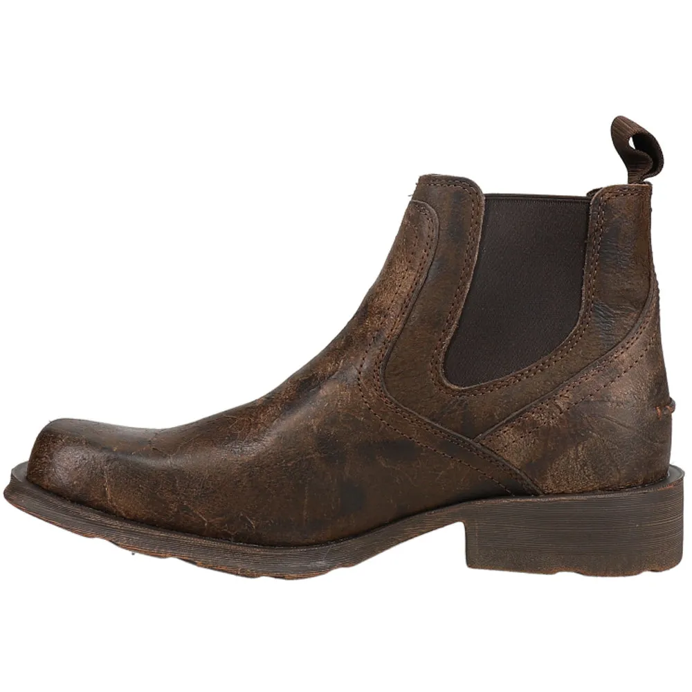 Midtown Rambler Square Toe Chelsea Boots